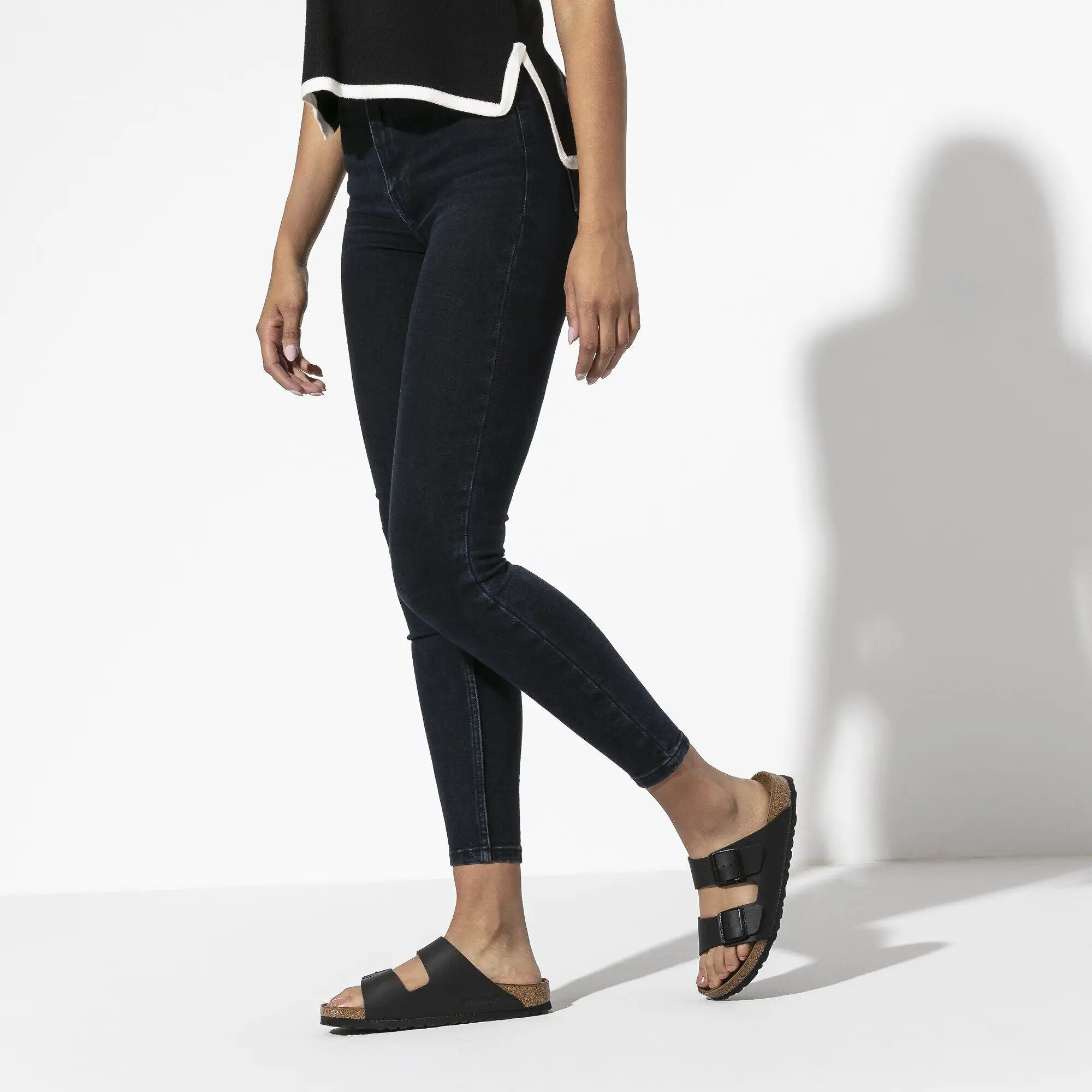 Product image 5 of 11 of Birkenstock Unisex Arizona Birko-Flor Regular Sandals - Black