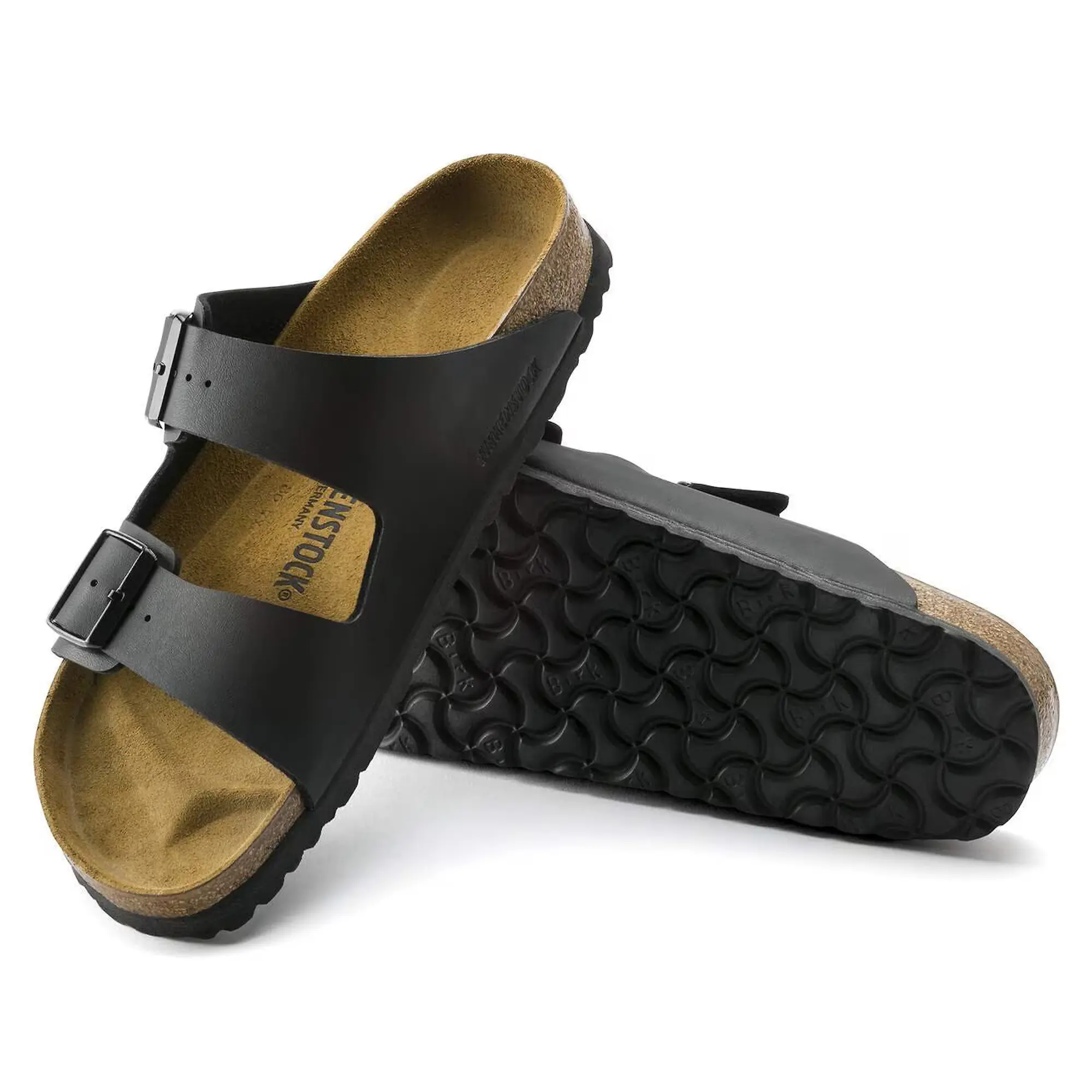 Product image 10 of 11 of Birkenstock Unisex Arizona Birko-Flor Regular Sandals - Black