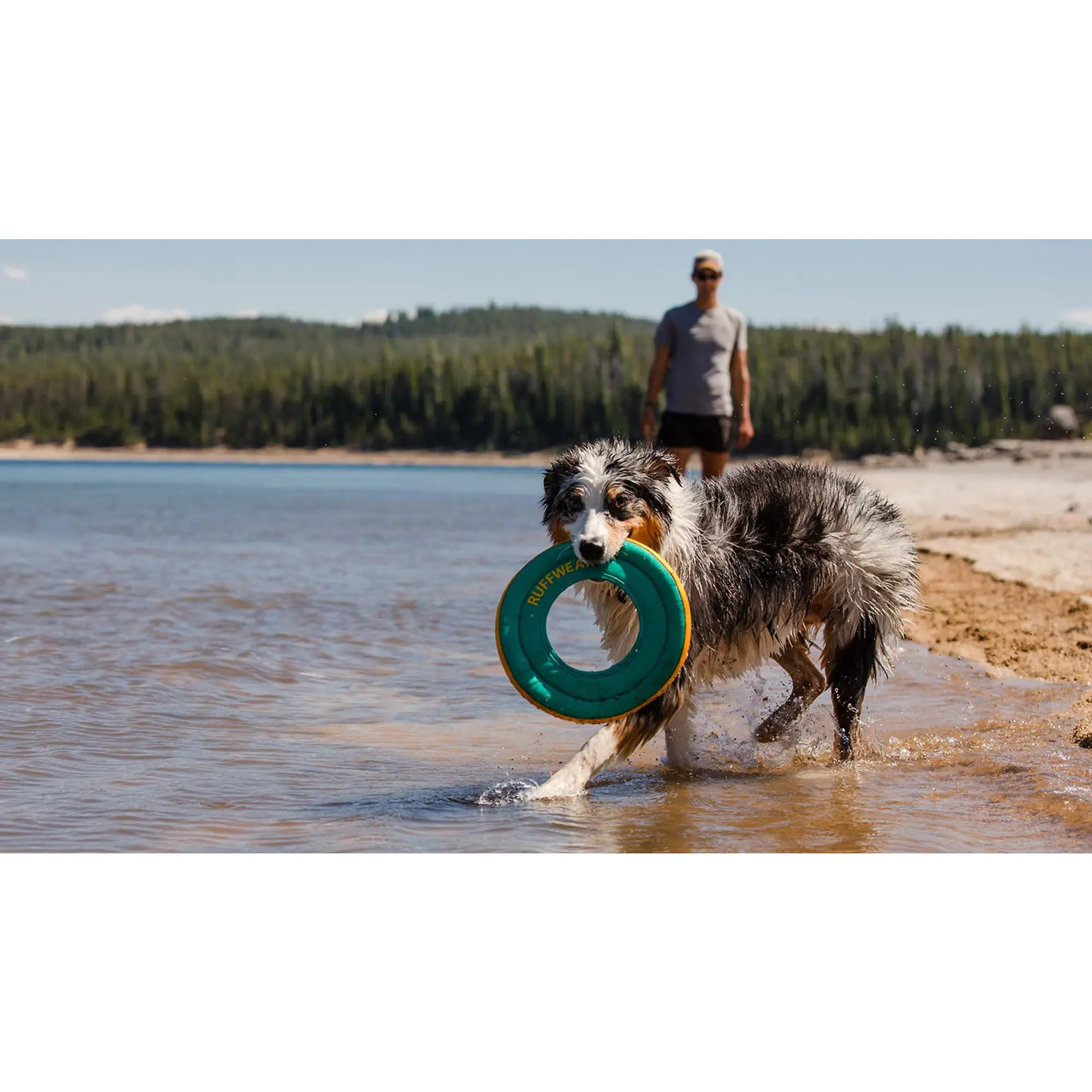 Product image 7 of 10 of RUFFWEAR Hydro Plane Floating Throw Toy - Campfire Orange