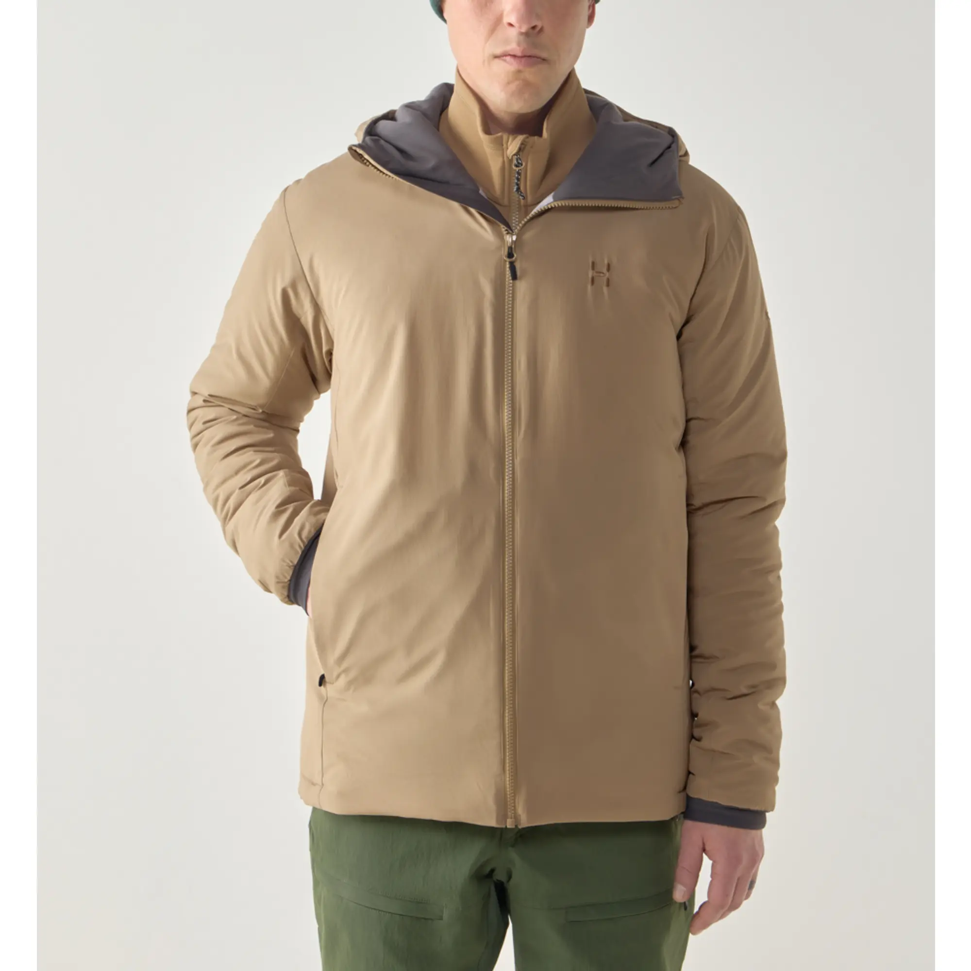 Product image 3 of 9 of Haglöfs Men's Mimic Alert Hood Insulated Jacket - Oak Brown