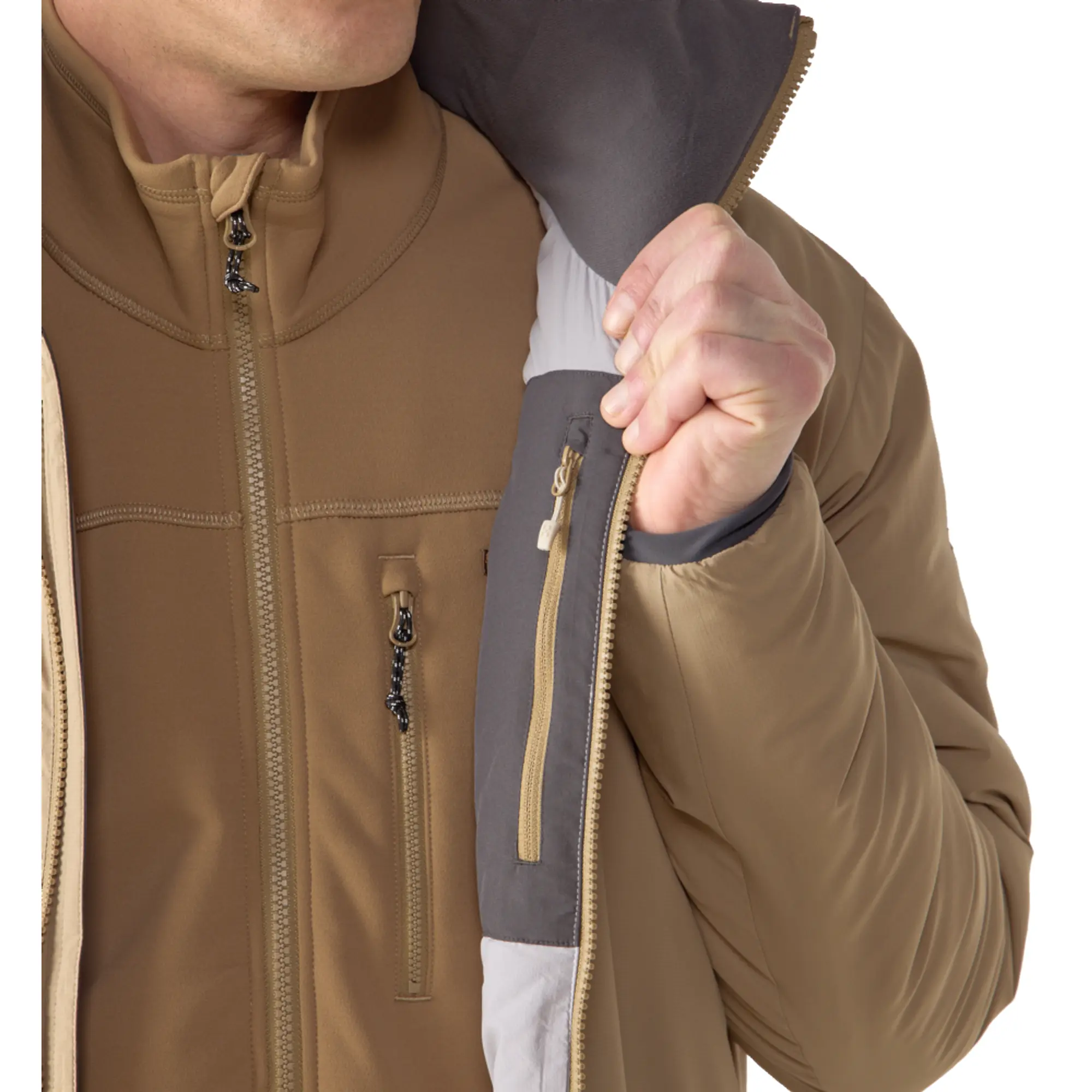 Product image 9 of 9 of Haglöfs Men's Mimic Alert Hood Insulated Jacket - Oak Brown
