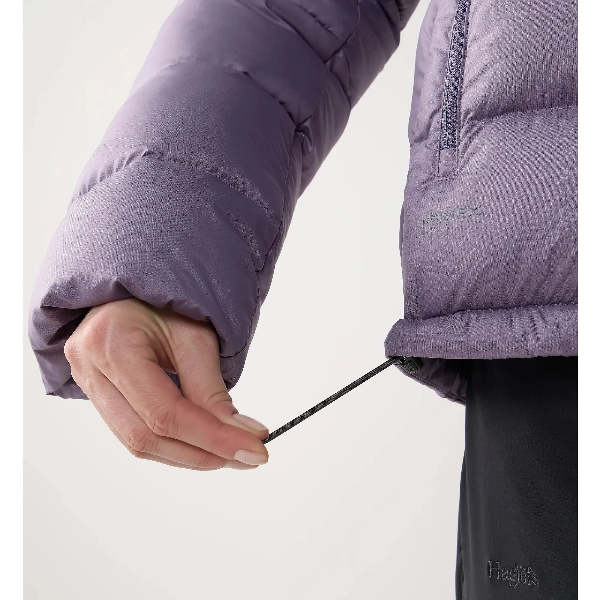 Product image 8 of 12 of Haglöfs Women's Rosson Down Hooded Jacket - Purple Fog