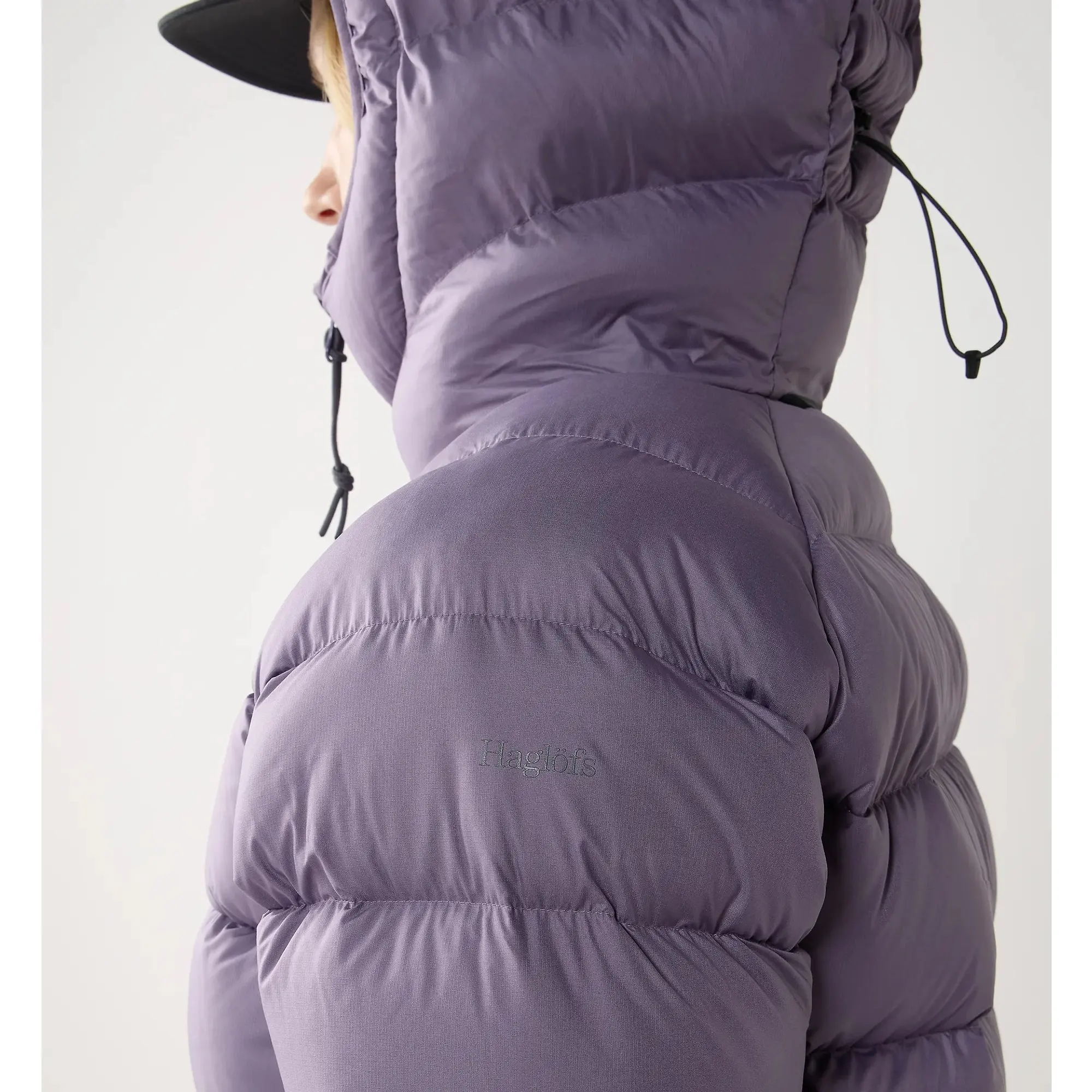 Product image 9 of 12 of Haglöfs Women's Rosson Down Hooded Jacket - Purple Fog