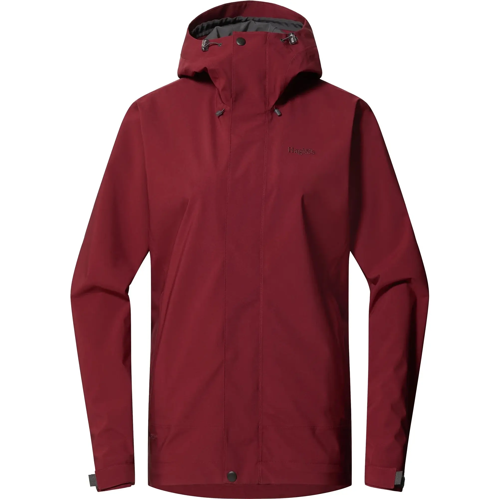 Product image 1 of 12 of Haglöfs Women's Breeze Proof Waterproof Jacket - Carmine Red