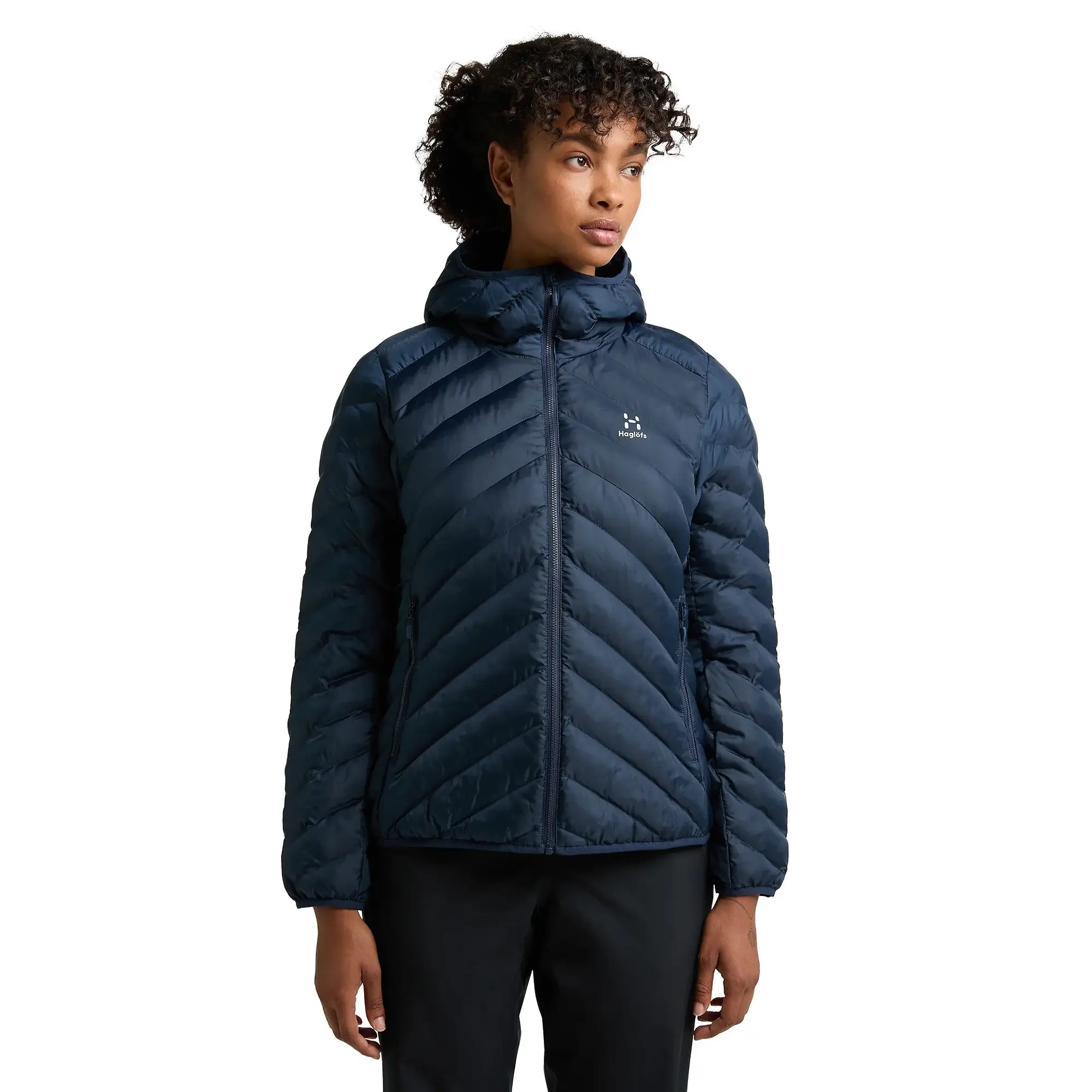 Product image 2 of 6 of Haglöfs Women's Särna Mimic Hood Insulated Jacket - Tarn Blue