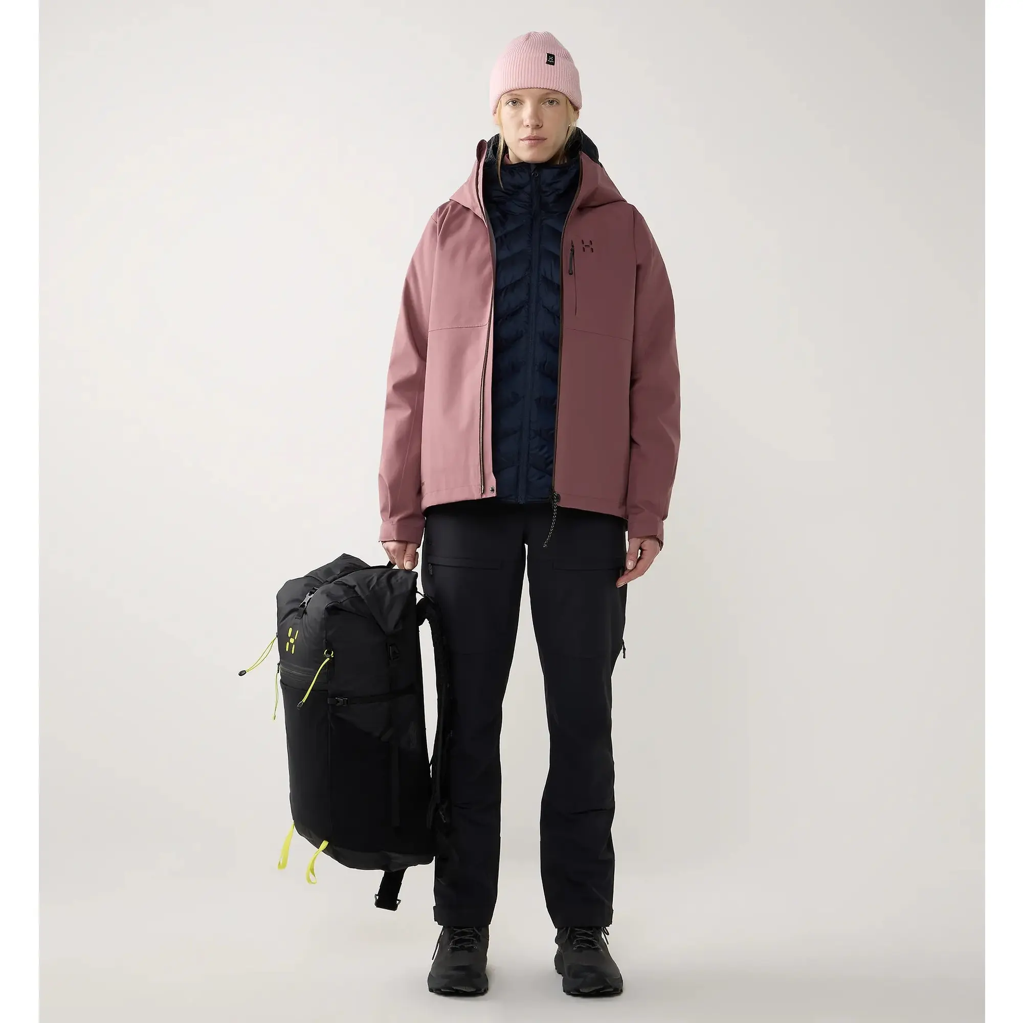 Product image 5 of 13 of Haglöfs Women's Front Proof II Waterproof Jacket - Misty Mauve