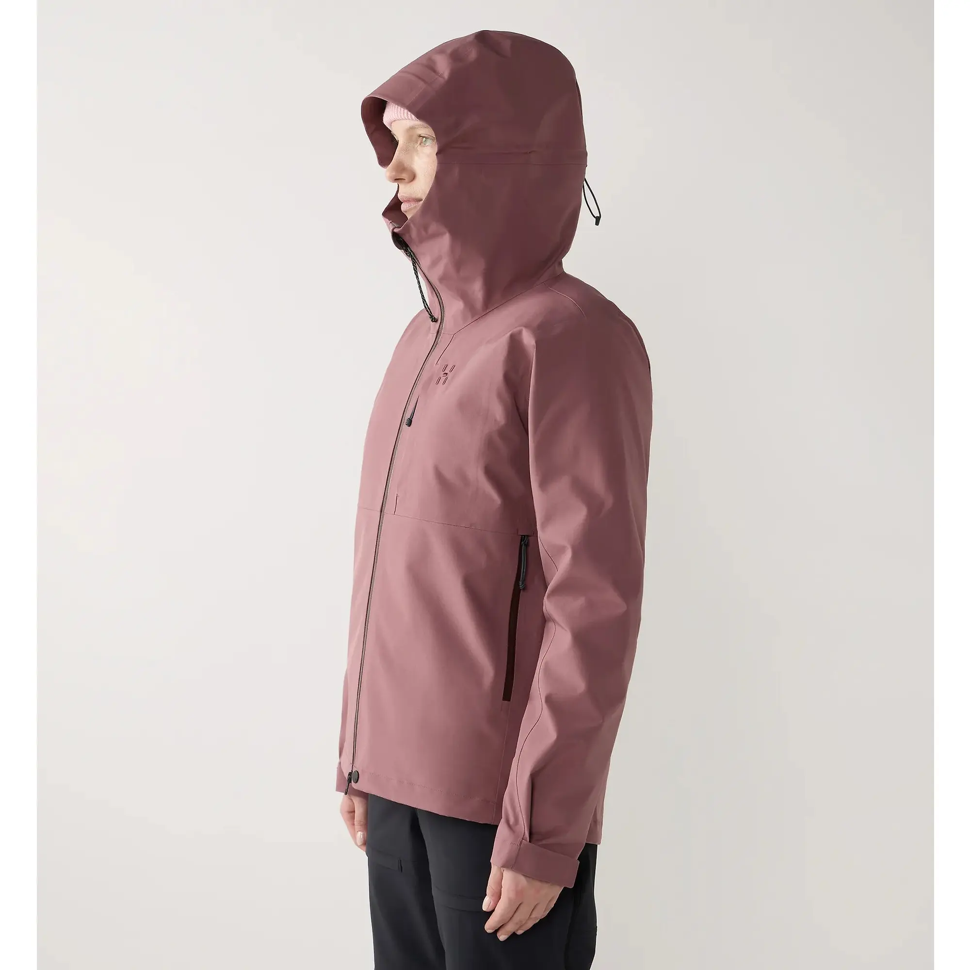 Product image 4 of 13 of Haglöfs Women's Front Proof II Waterproof Jacket - Misty Mauve