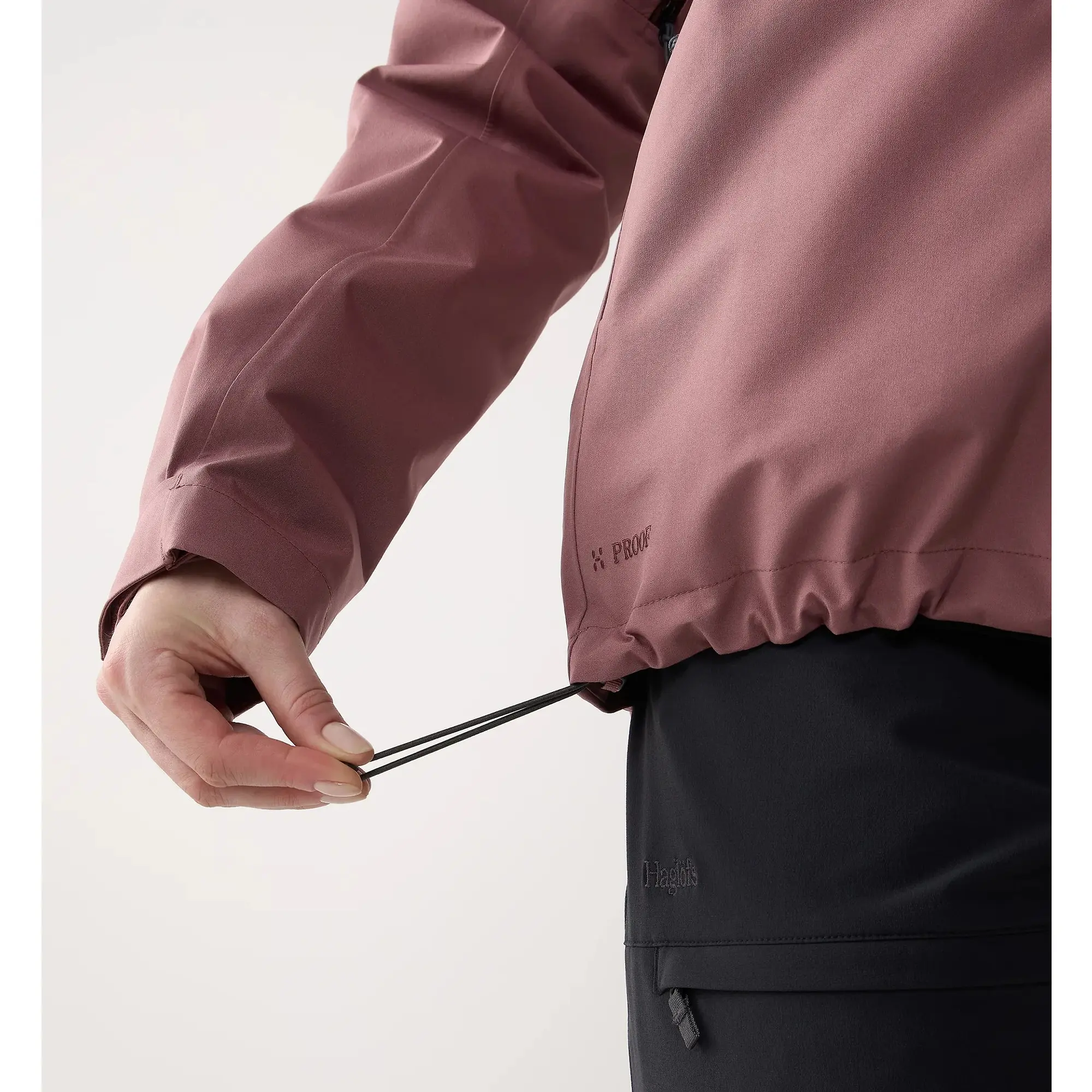 Product image 7 of 13 of Haglöfs Women's Front Proof II Waterproof Jacket - Misty Mauve