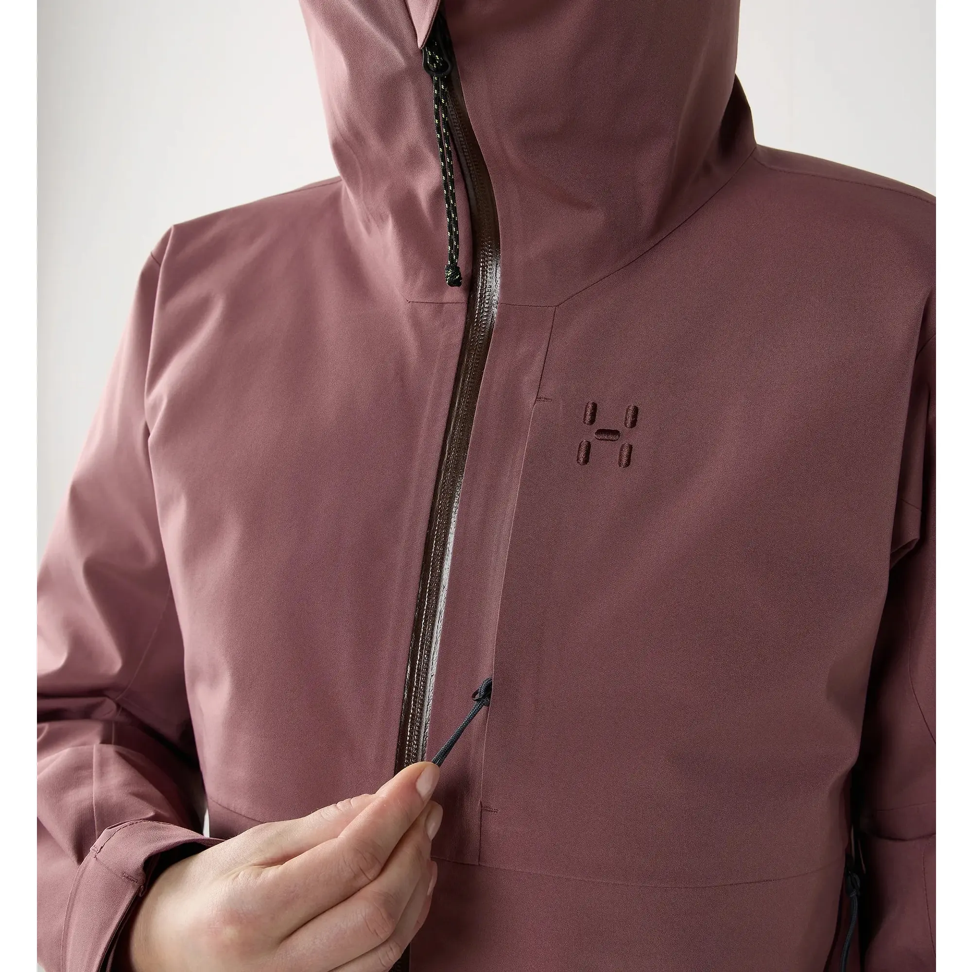 Product image 11 of 13 of Haglöfs Women's Front Proof II Waterproof Jacket - Misty Mauve