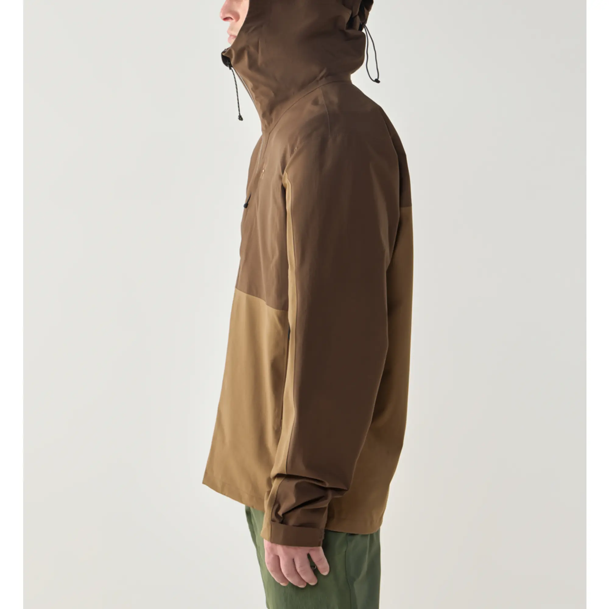 Product image 4 of 11 of Haglöfs Men's Front Proof II Shell Jacket - Woodland Brown/Teak Brown