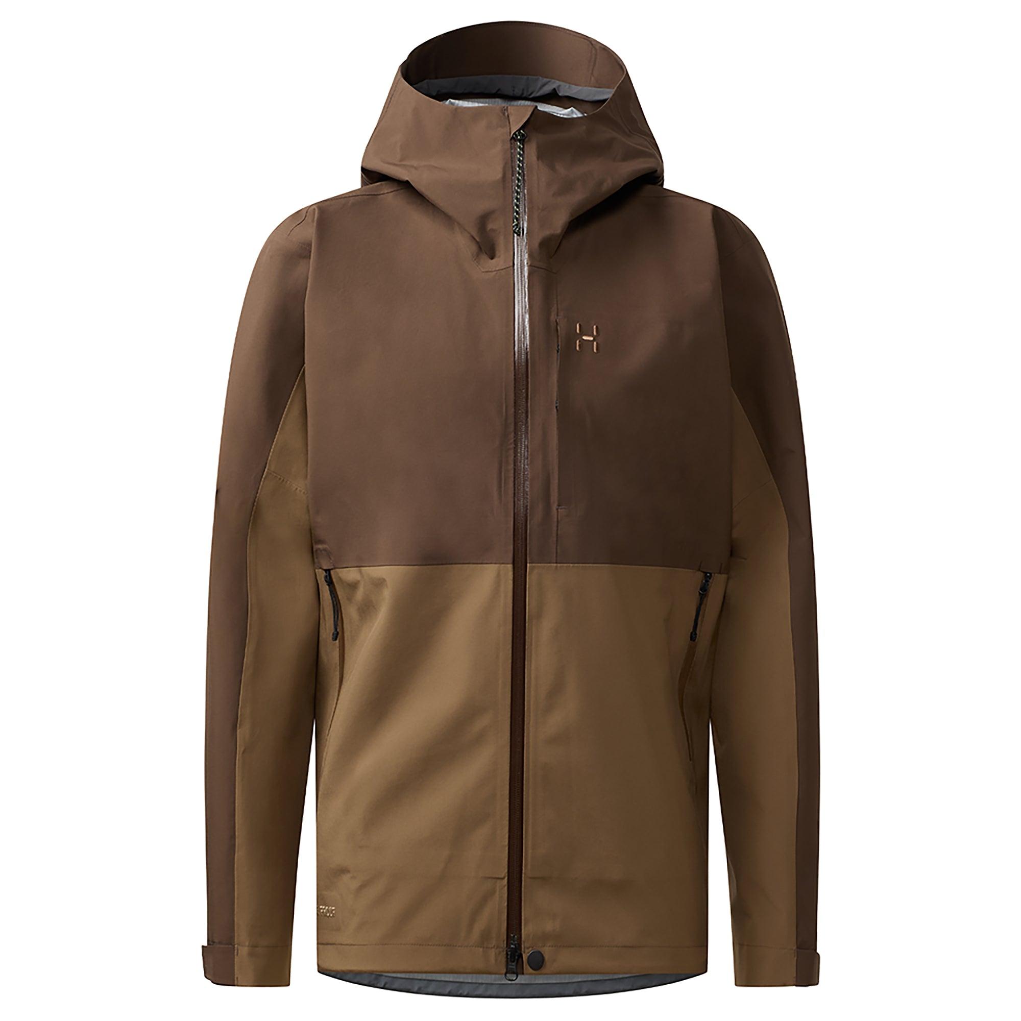 Haglöfs Men's Front Proof II Shell Jacket - Woodland Brown/Teak