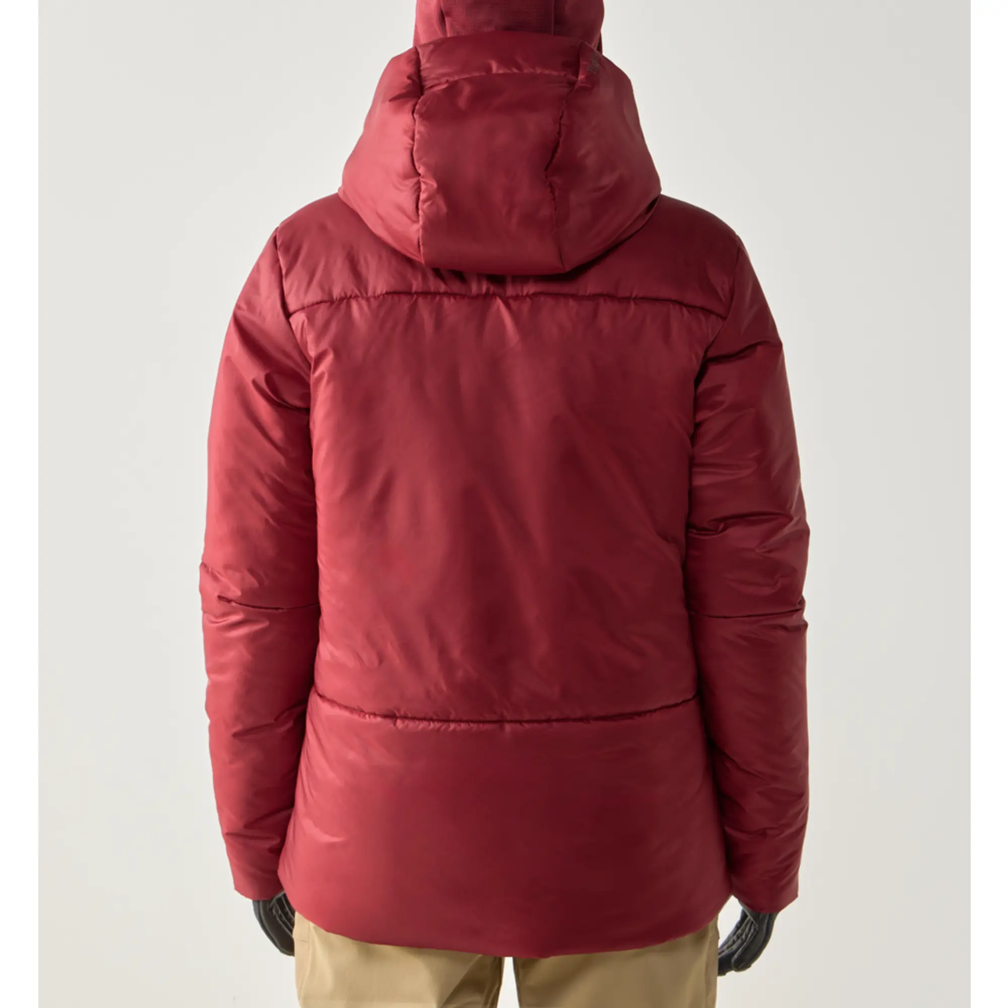 Product image 2 of 9 of Haglöfs Women's Breeze Mimic Hood Insulated Jacket - Carmine Red