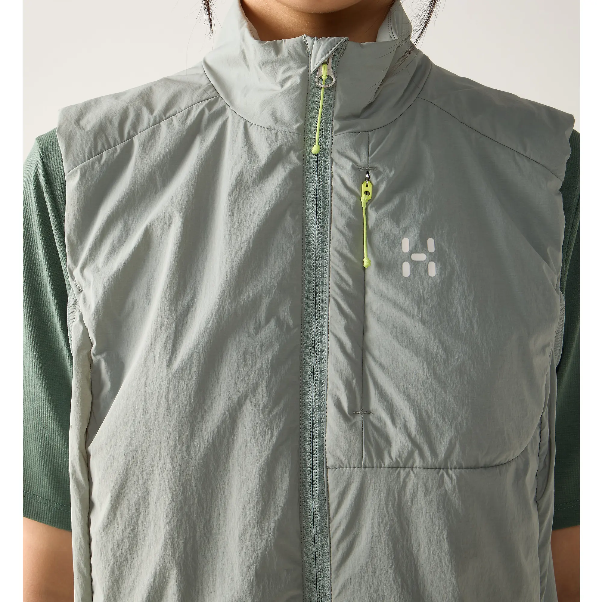 Product image 7 of 11 of Haglöfs Women's L.I.M Mimic Barrier Vest - Dew Green