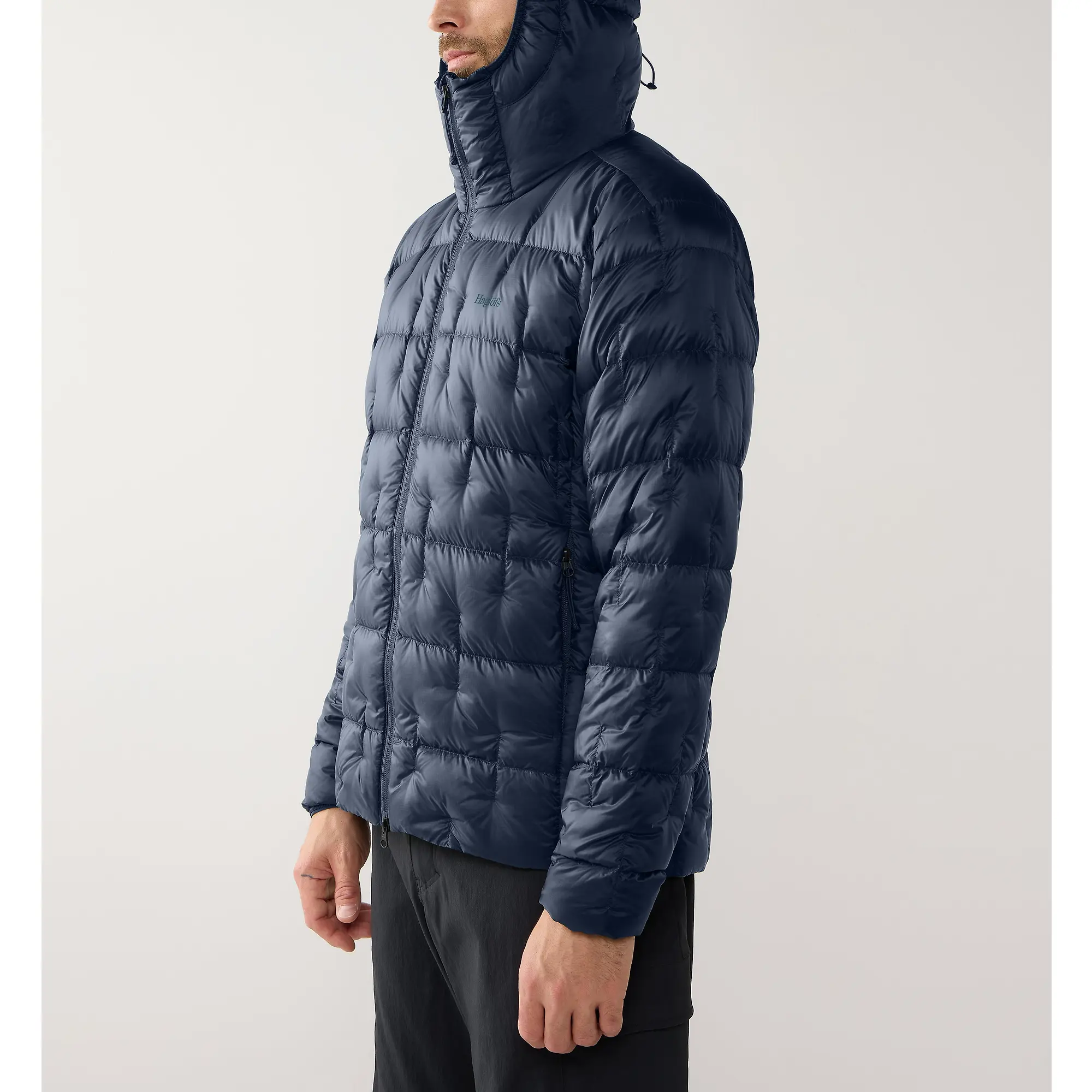 Product image 4 of 10 of Haglöfs Men's Hede Down Hood Jacket - Tarn Blue