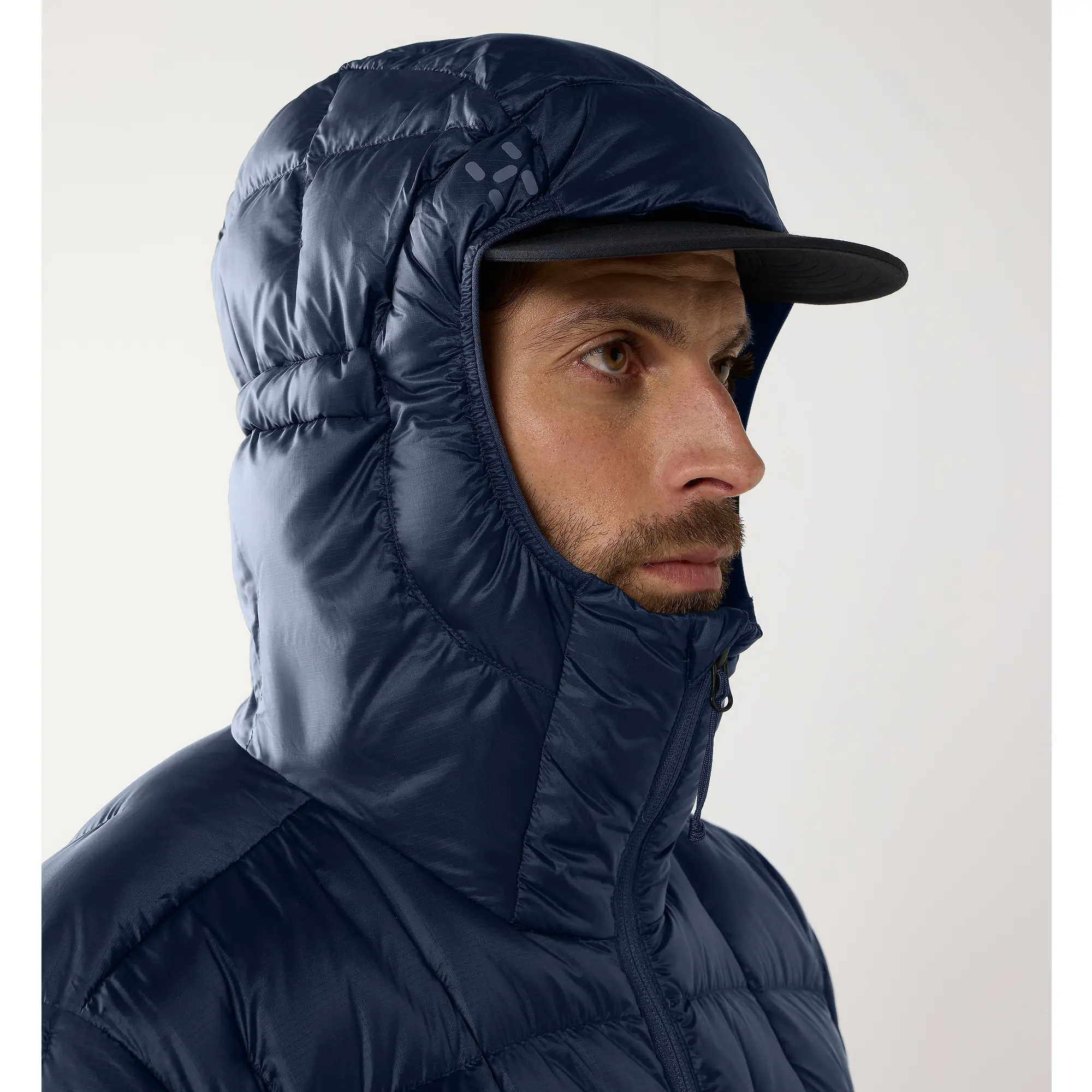 Product image 10 of 10 of Haglöfs Men's Hede Down Hood Jacket - Tarn Blue