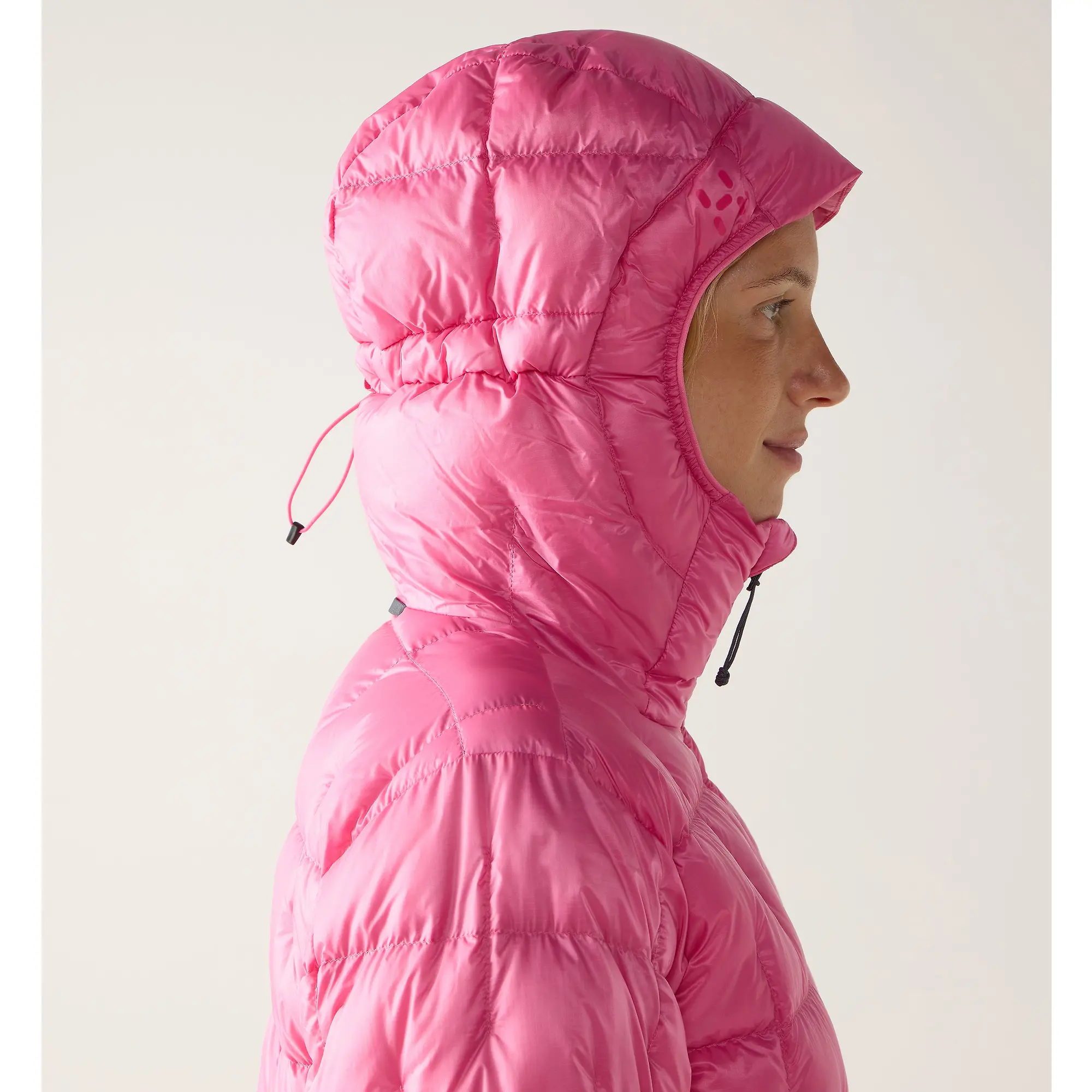Product image 6 of 11 of Haglöfs Women's Hede Down Hood Jacket - Lantana Pink