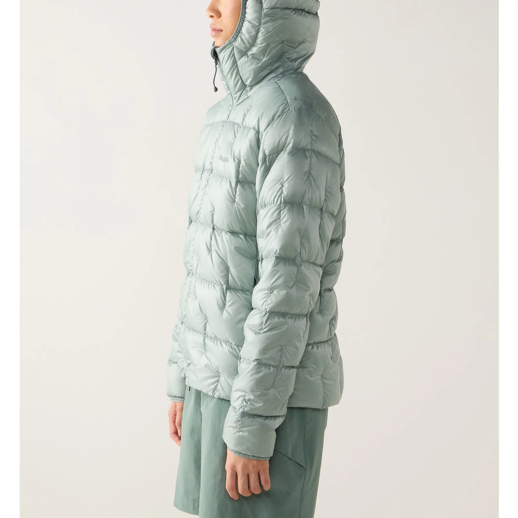 Product image 4 of 11 of Haglöfs Women's Hede Down Hood Jacket - Dew Green