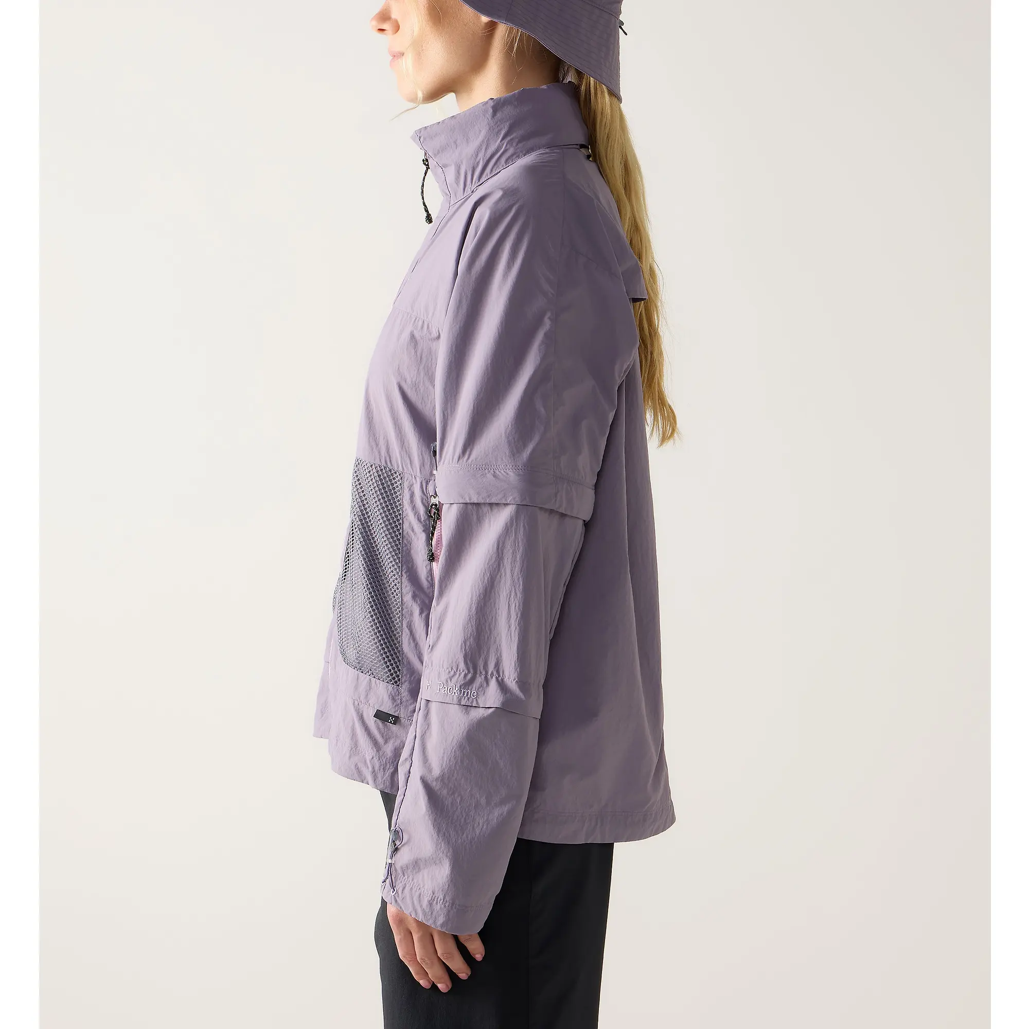 Product image 4 of 11 of Haglöfs Women's Solis Zip Off Jacket - Purple Fog