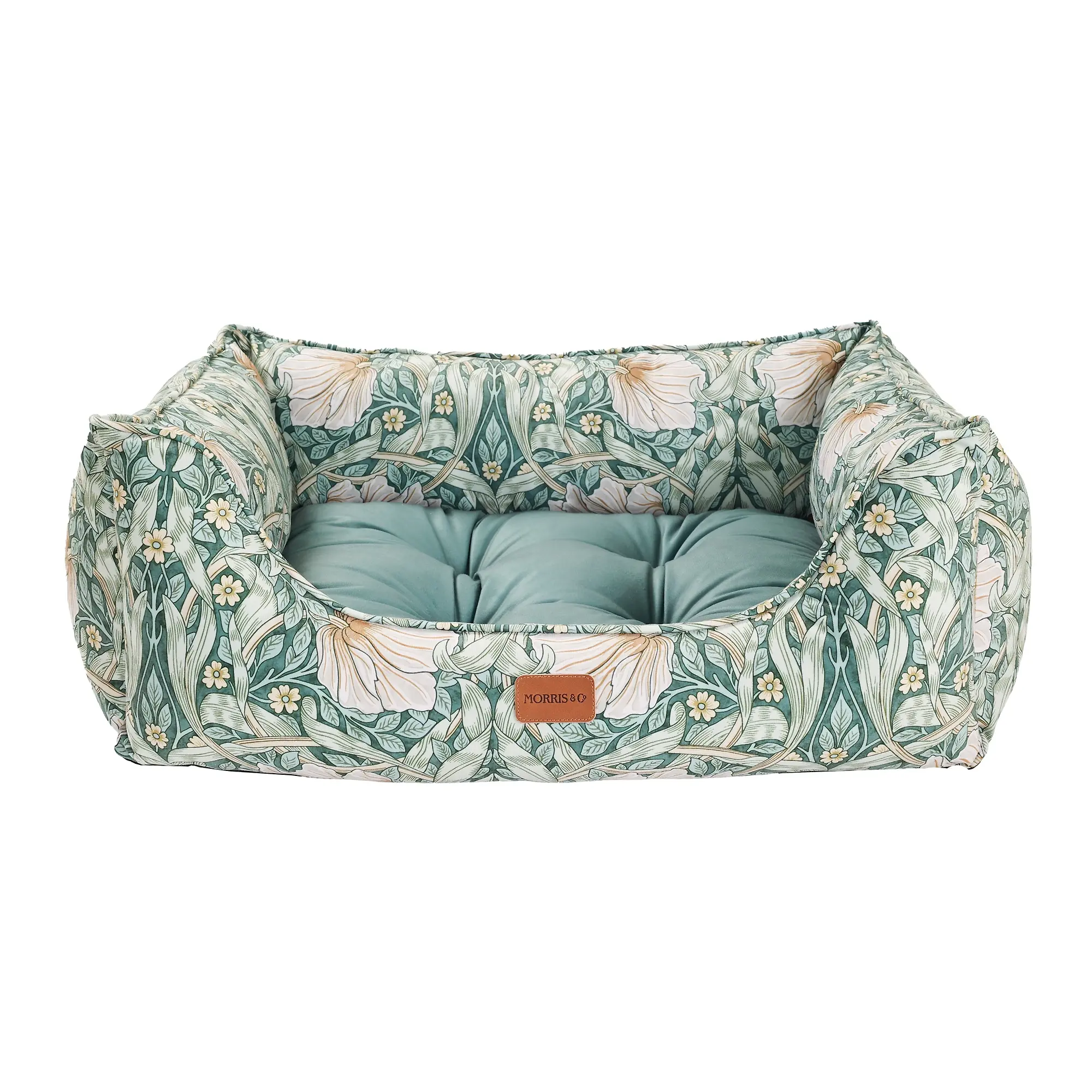 Product image 1 of 5 of William Morris Square Dog Bed - Pimpernel Print