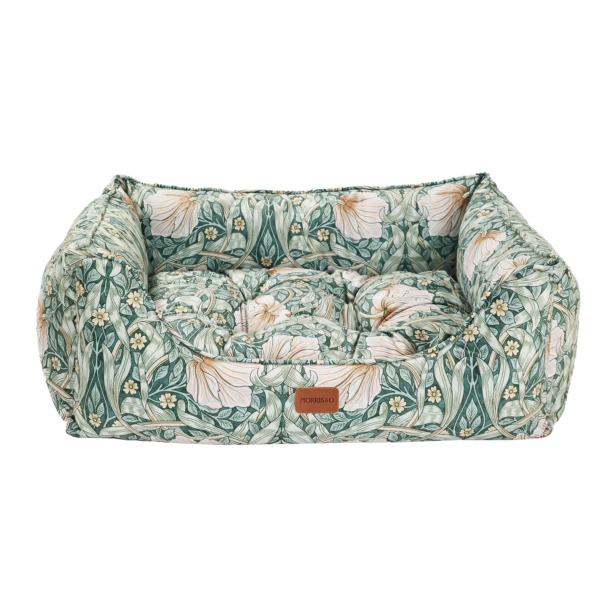 Product image 2 of 5 of William Morris Square Dog Bed - Pimpernel Print