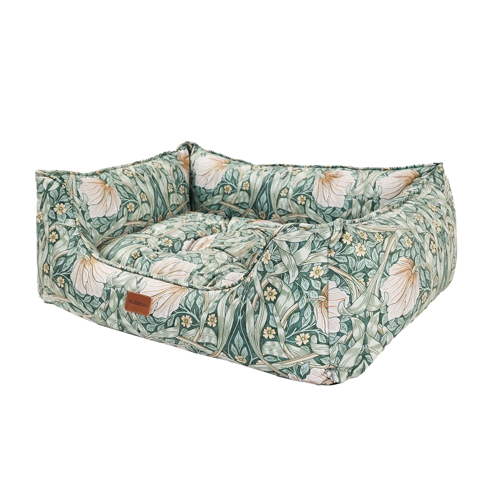 Product image 4 of 5 of William Morris Square Dog Bed - Pimpernel Print