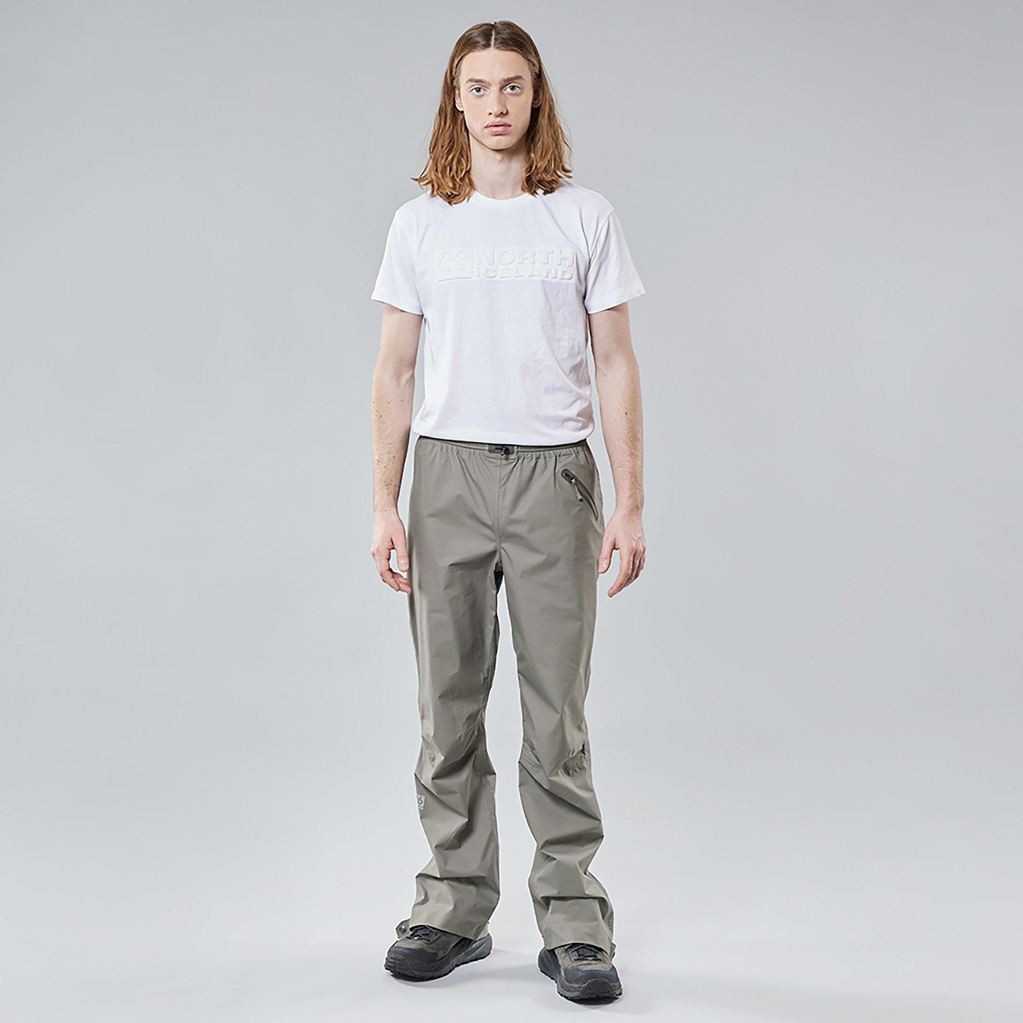 66°North Keilir Gore-Tex Paclite Pants - Lichen Green | British Attire