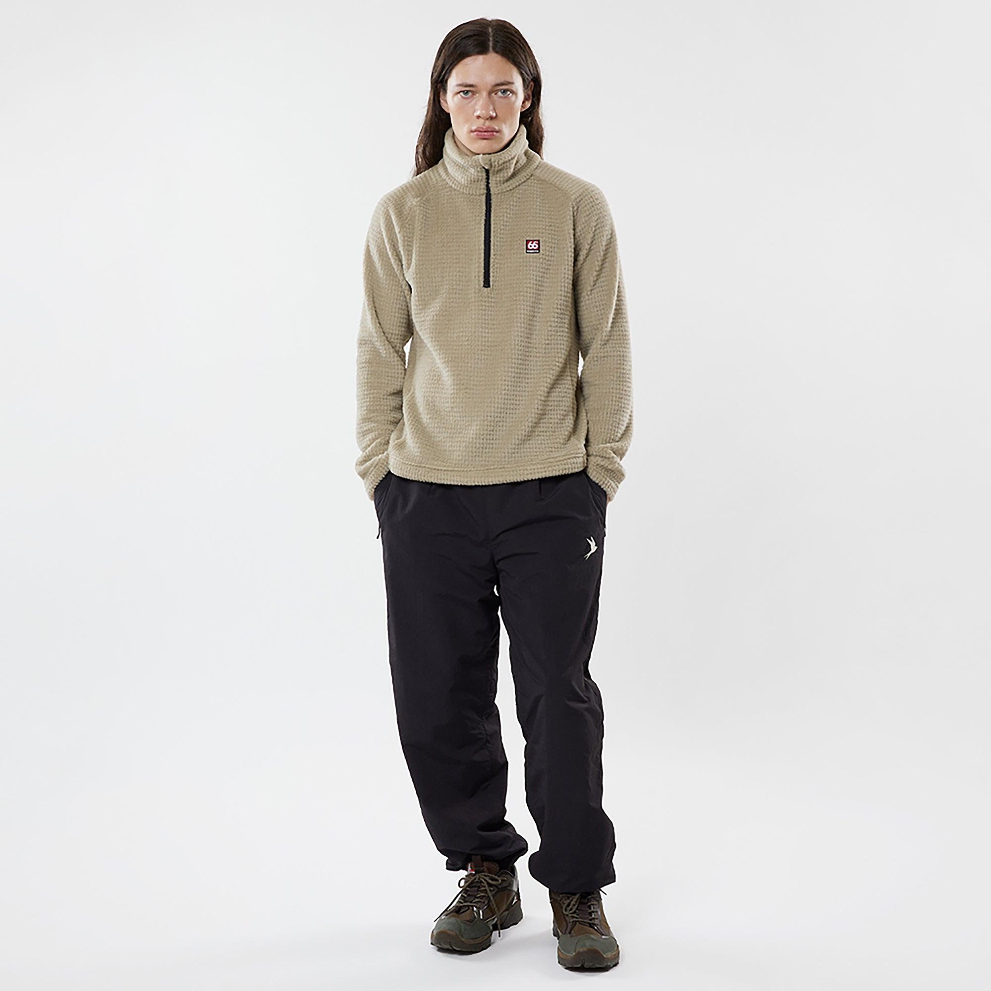 66°North Men's Hrannar Zipneck Fleece - Volcanic Desert | British