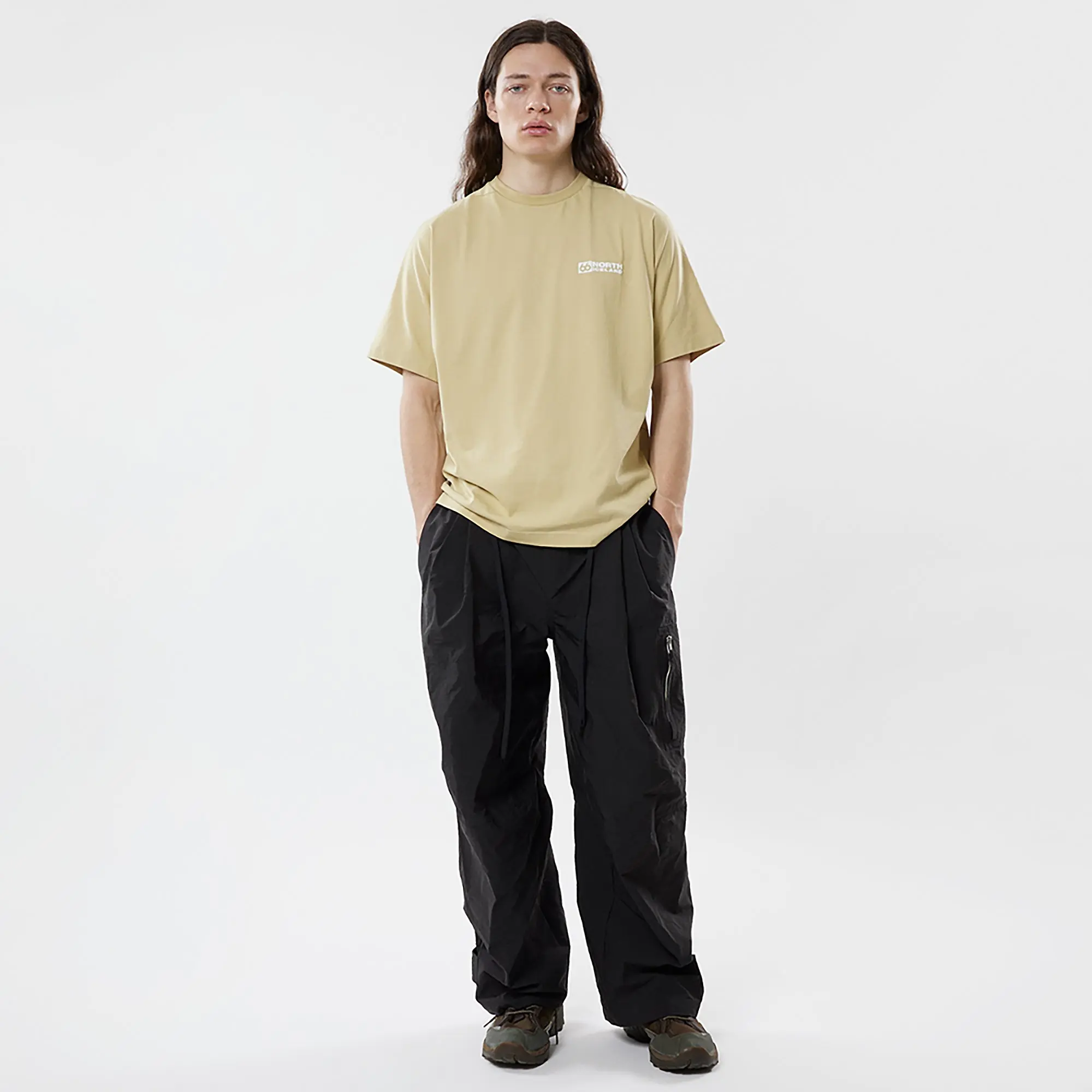 Product image 2 of 5 of 66°North Men's Suðureyri T-Shirt - Oat Grains