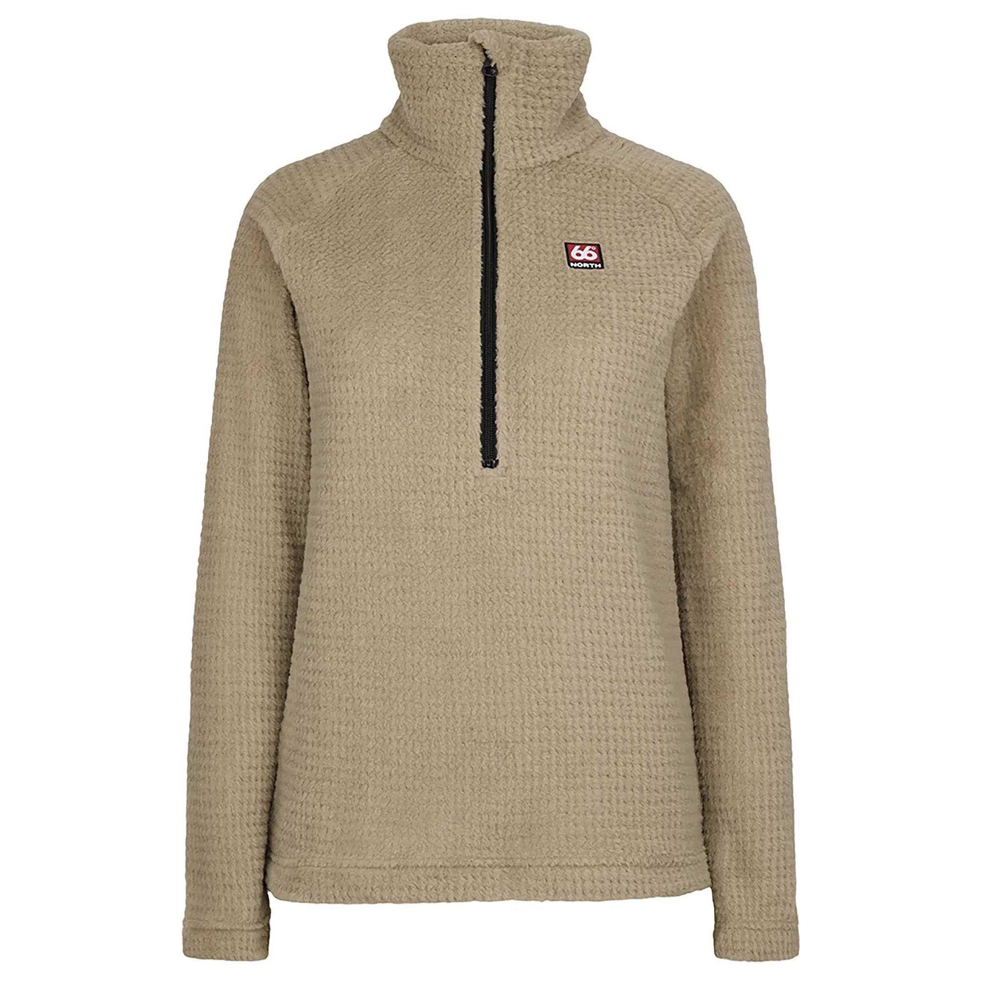 Product image 1 of 8 of 66°North Women's Hrannar Zipneck Fleece - Volcanic Desert