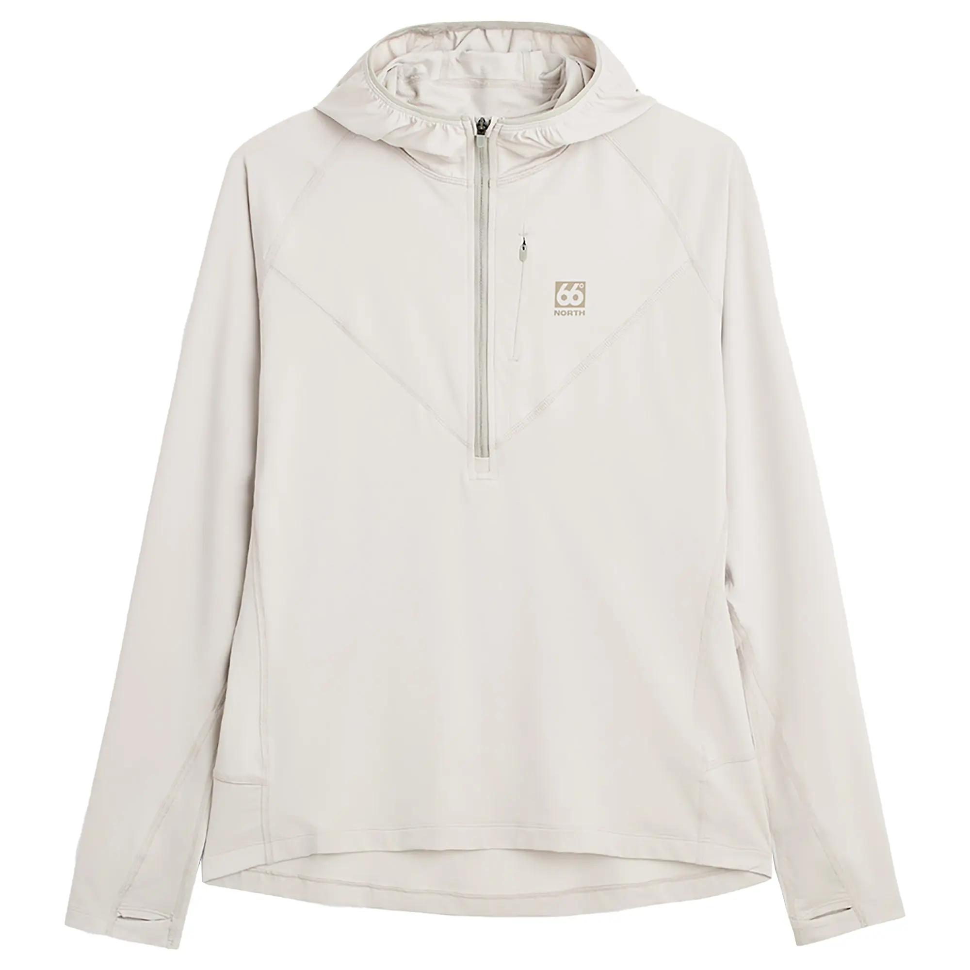 Product image 1 of 2 of 66°North Women's Ljósufjöll Hoodie - Stone
