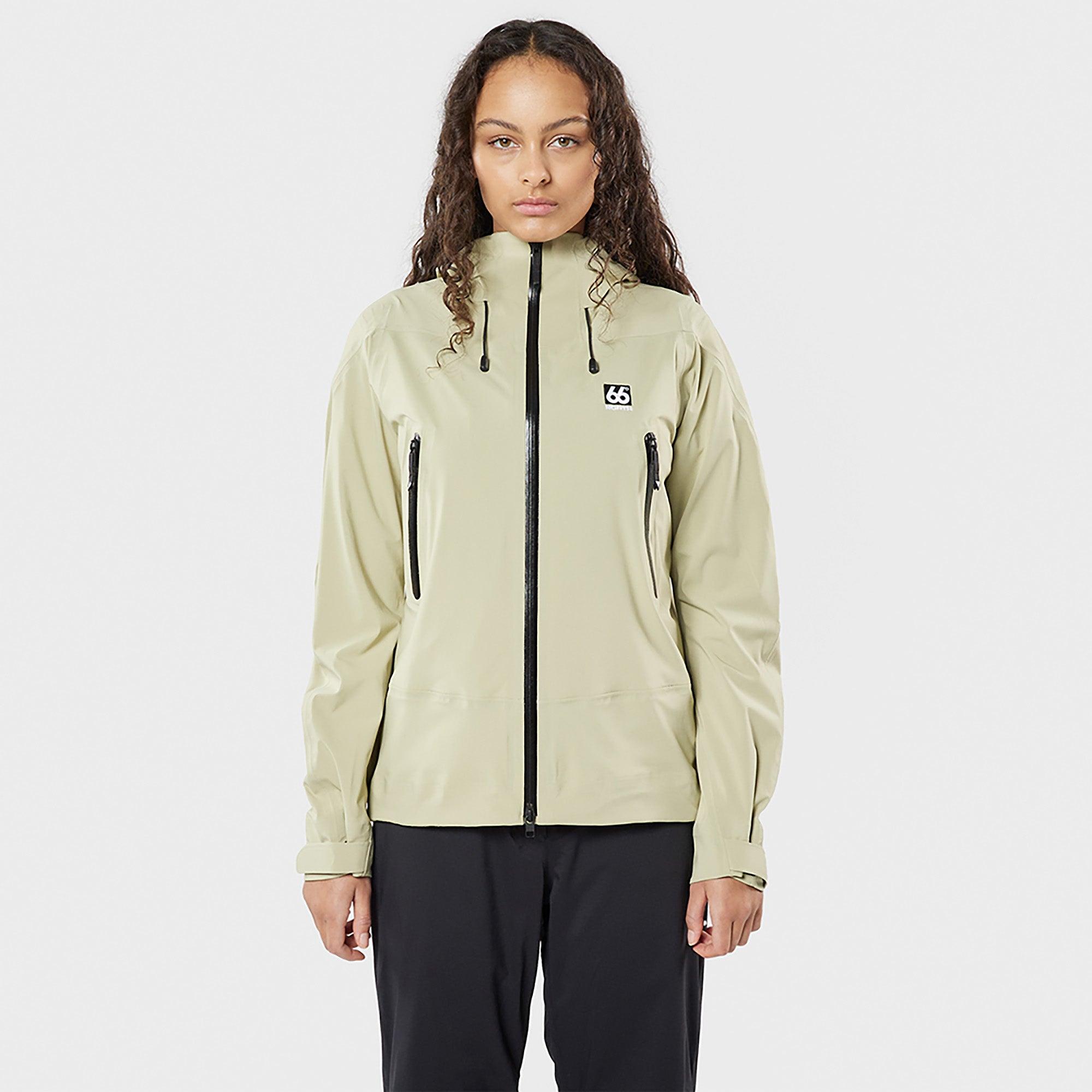 66°North Women's Snæfell Shell Jacket - Oat Grains | British Attire