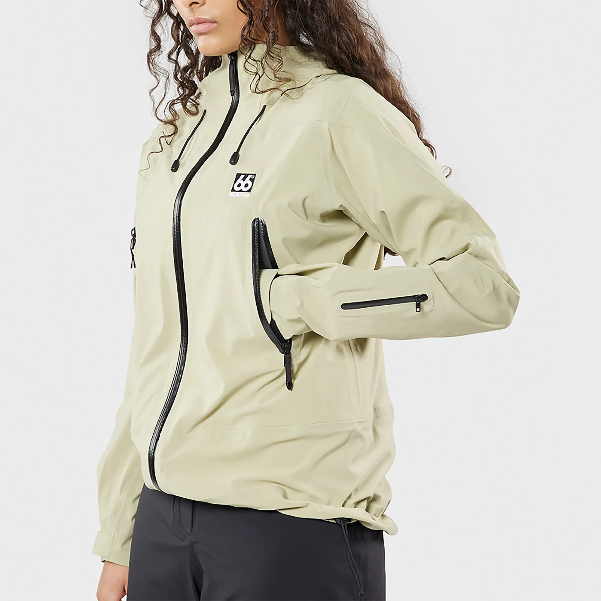 Product image 5 of 7 of 66°North Women's Snæfell Shell Jacket - Oat Grains