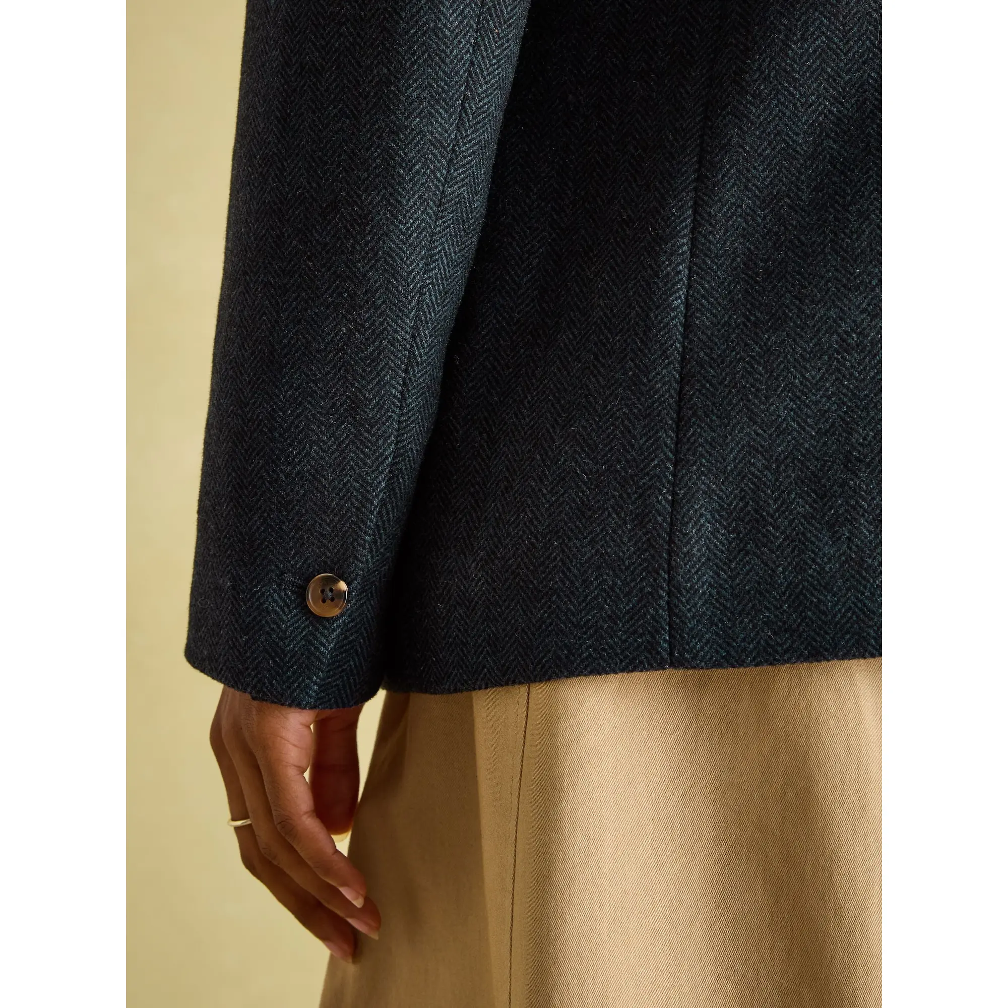Product image 9 of 9 of Joules Women's Bramble Tweed Blazer - Navy