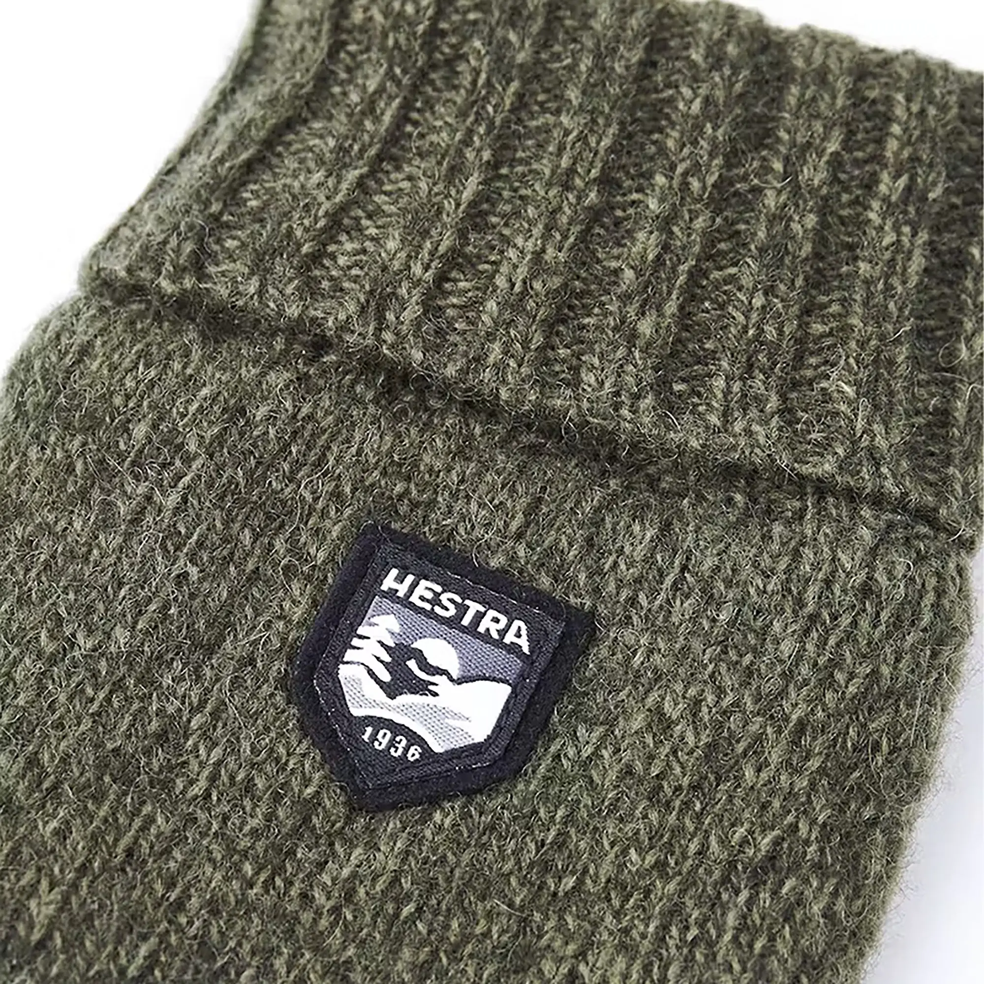 Product image 2 of 2 of Hestra Basic Wool Knitted Gloves - Olive