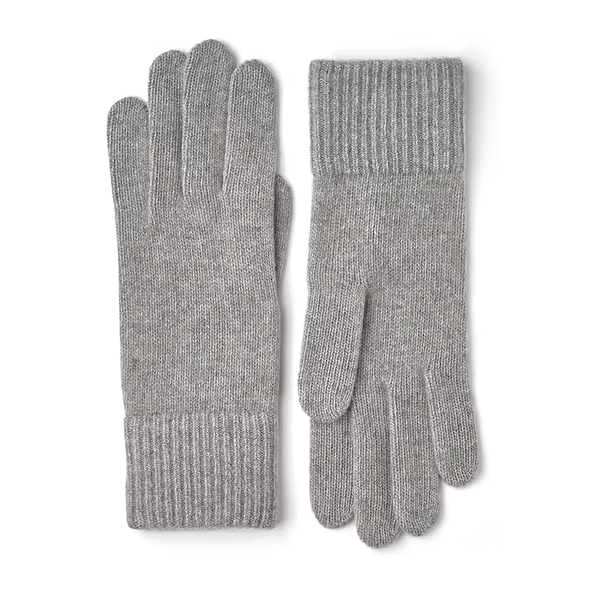 Product image 1 of 3 of Hestra Women's Cashmere Knitted Gloves - Light Grey