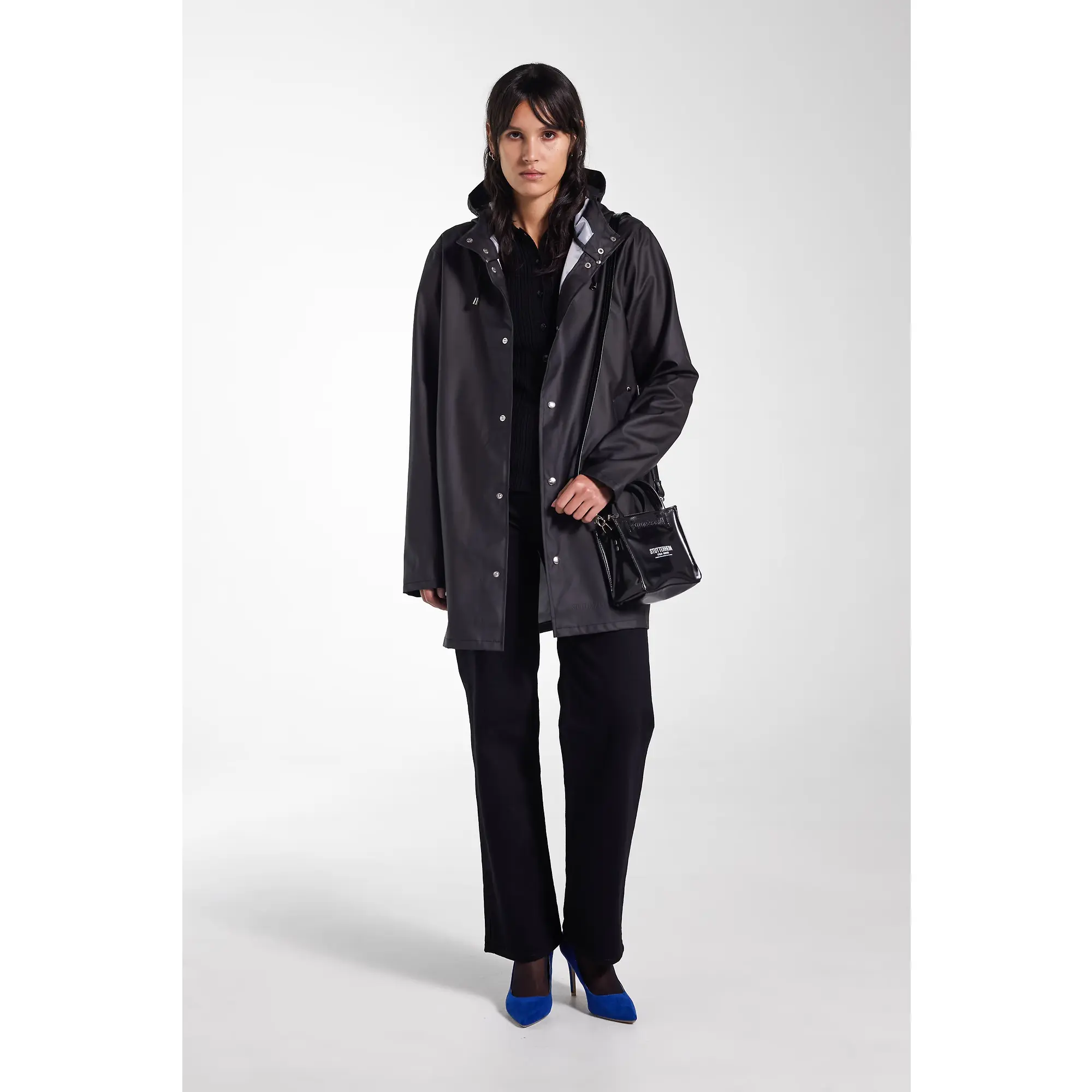 Product image 2 of 11 of Stutterheim Stockholm Lightweight Raincoat - Black
