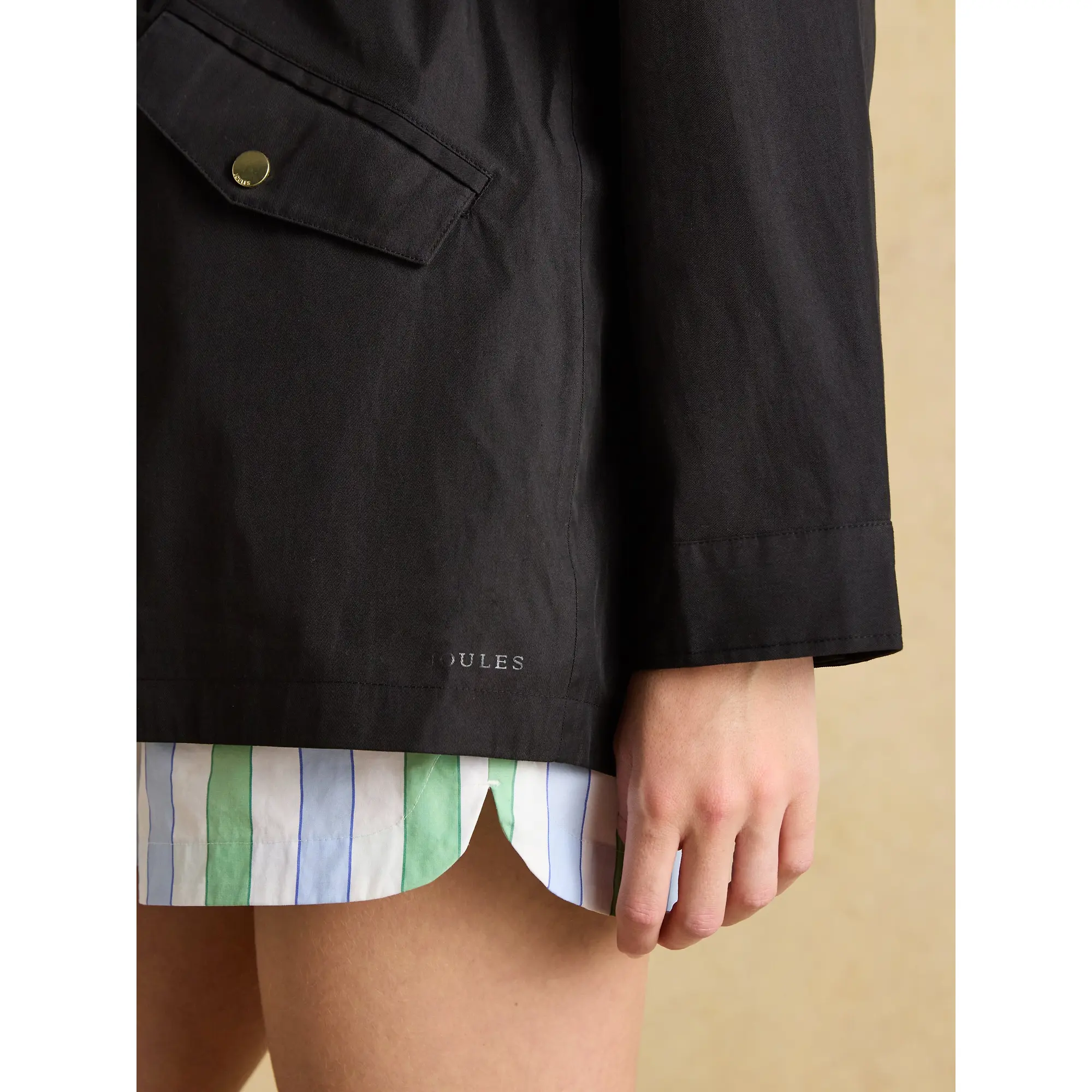 Product image 4 of 14 of Joules Women's Portwell Waterproof Raincoat - Black