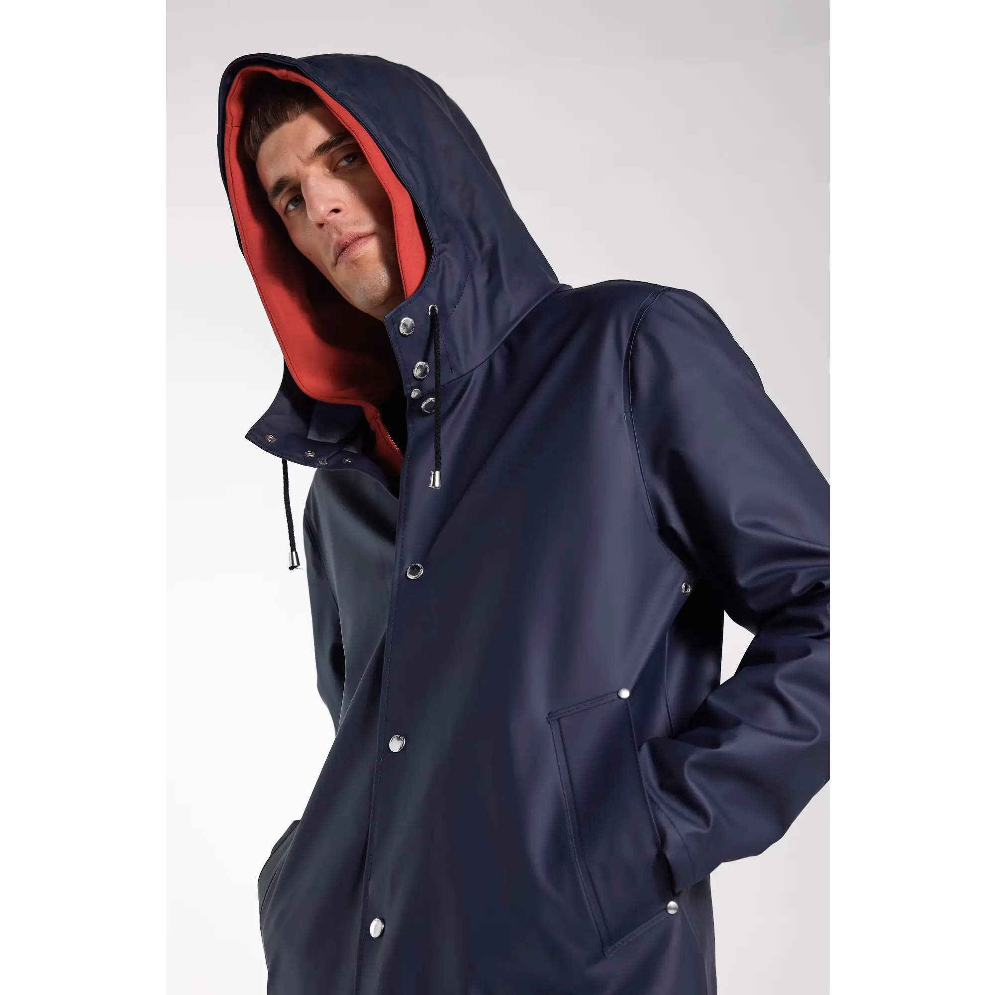 Product image 10 of 15 of Stutterheim Stockholm Lightweight Raincoat - Navy