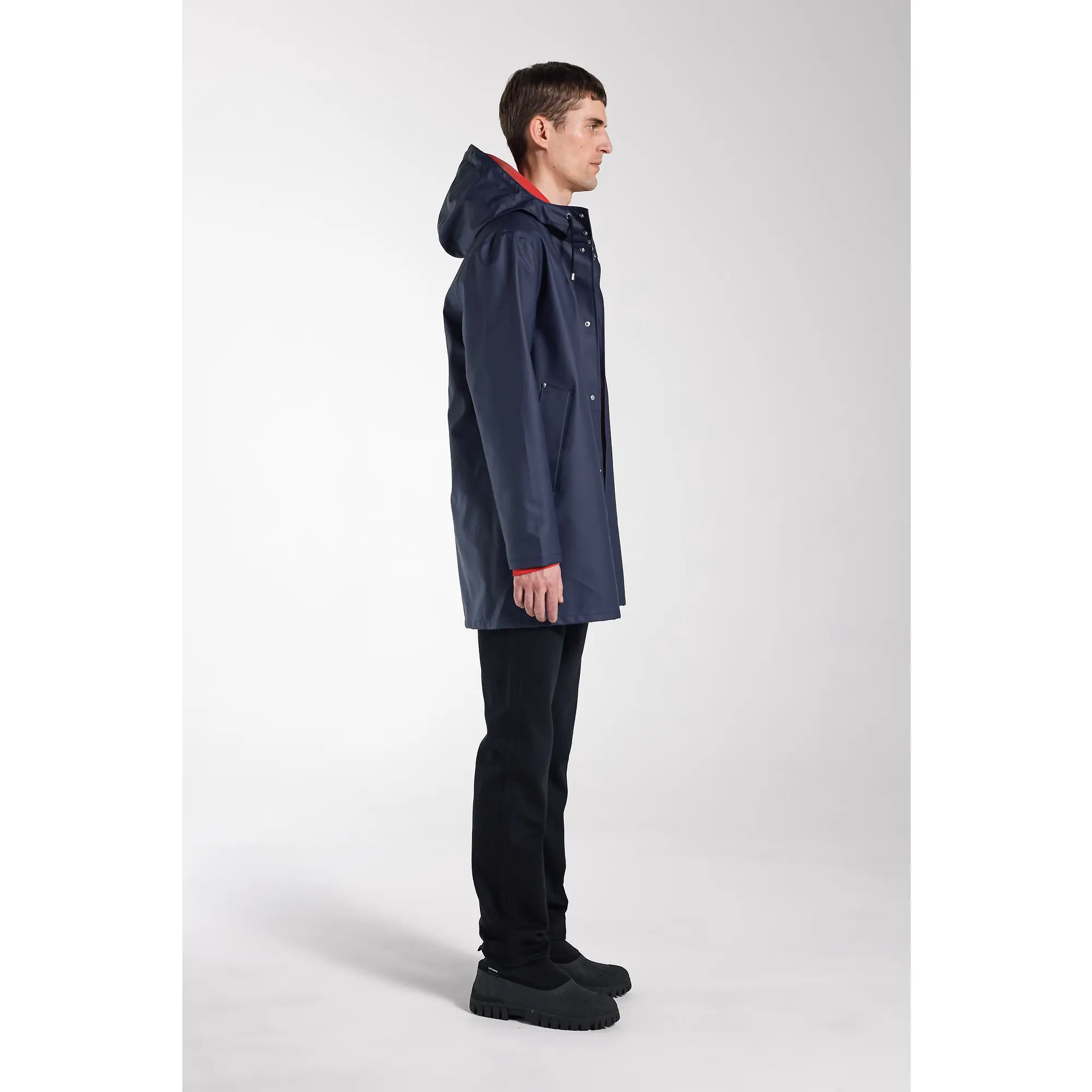 Product image 8 of 15 of Stutterheim Stockholm Lightweight Raincoat - Navy