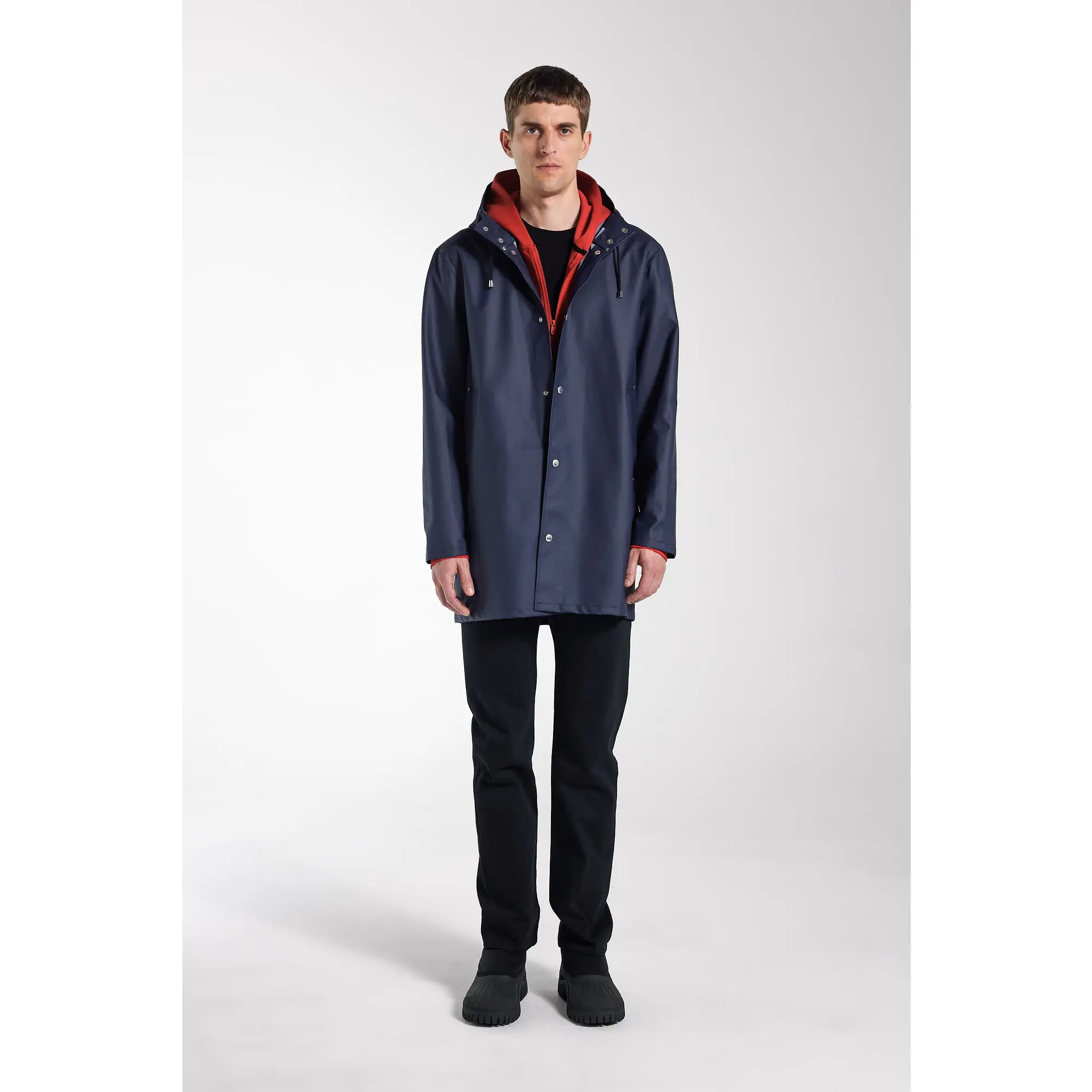 Product image 7 of 15 of Stutterheim Stockholm Lightweight Raincoat - Navy