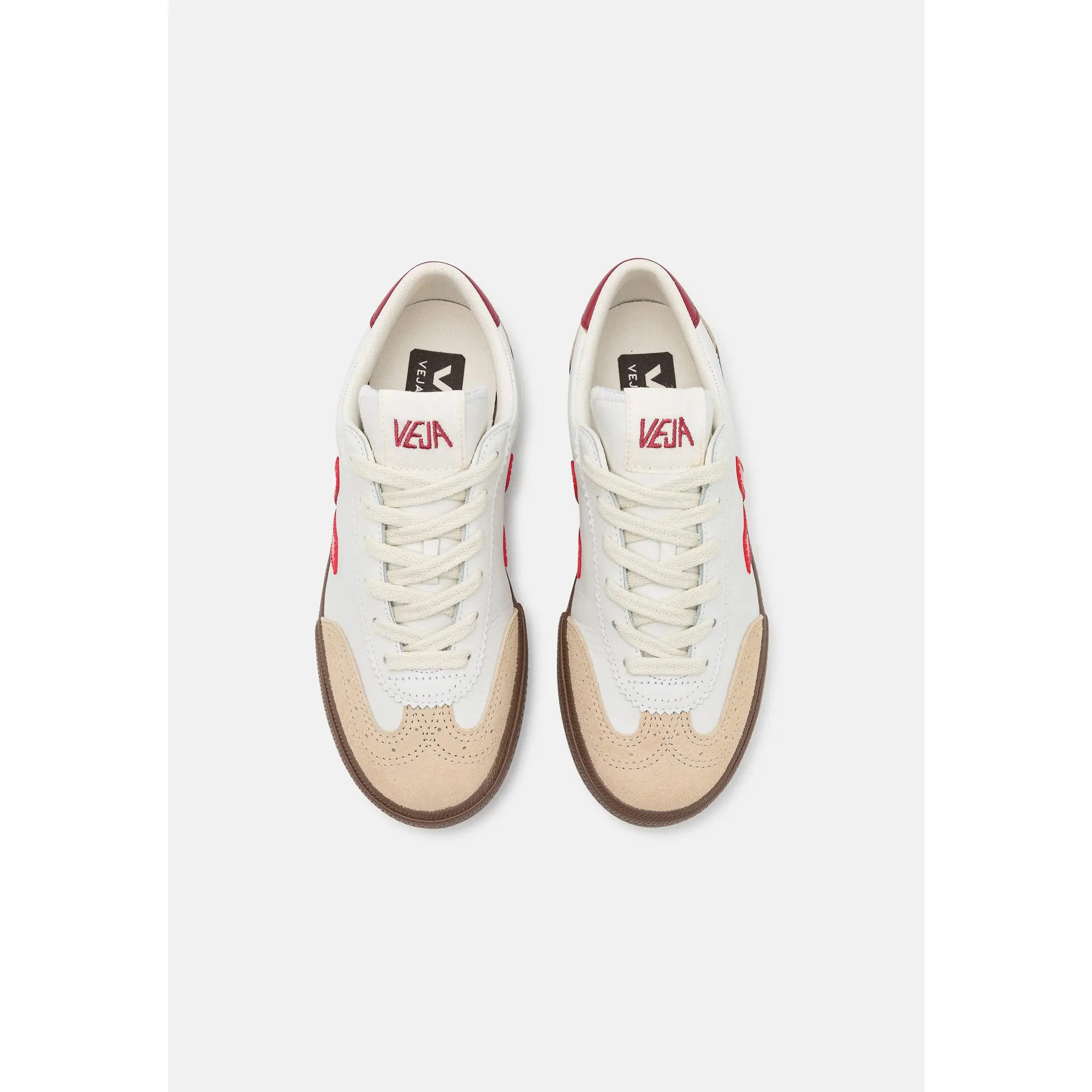 Product image 9 of 9 of VEJA Women's Volley Leather Sneaker - White Pekin Bark