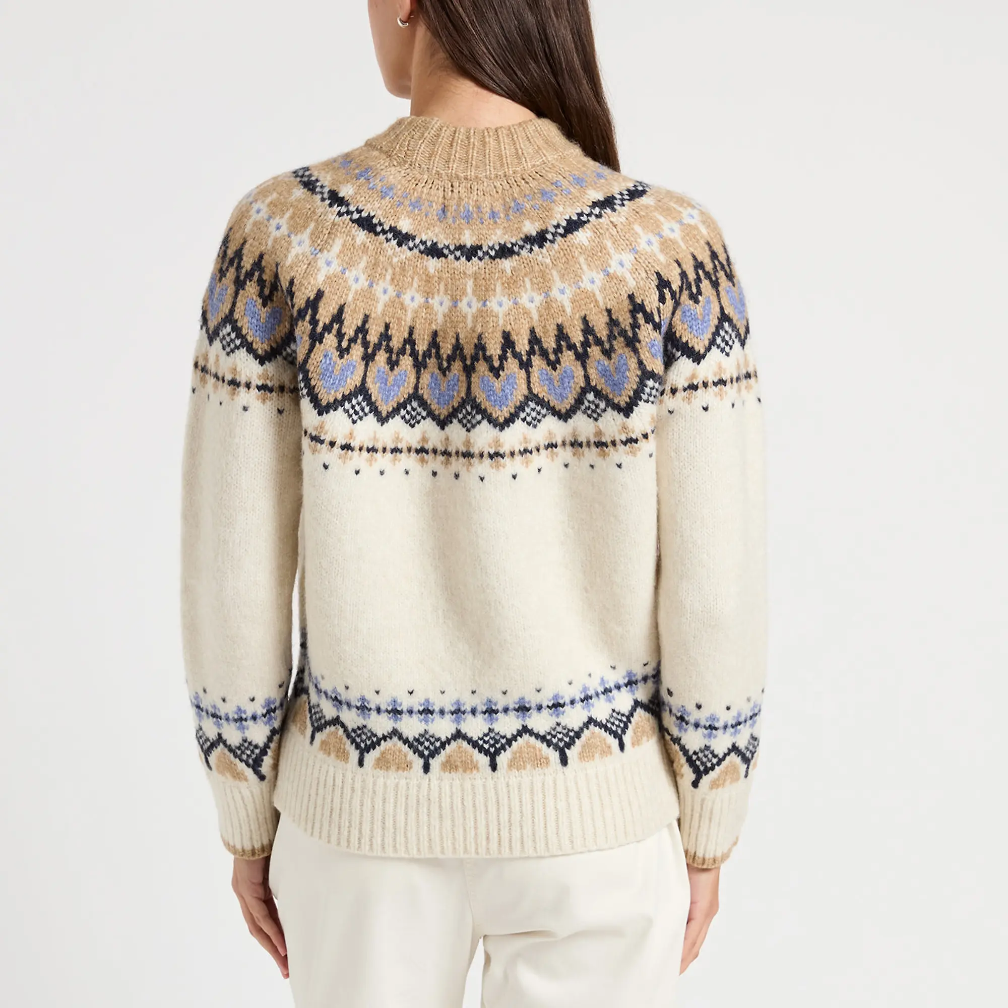 Product image 4 of 4 of Joules Women's Charlie Fairisle Knitted Jumper - Cream