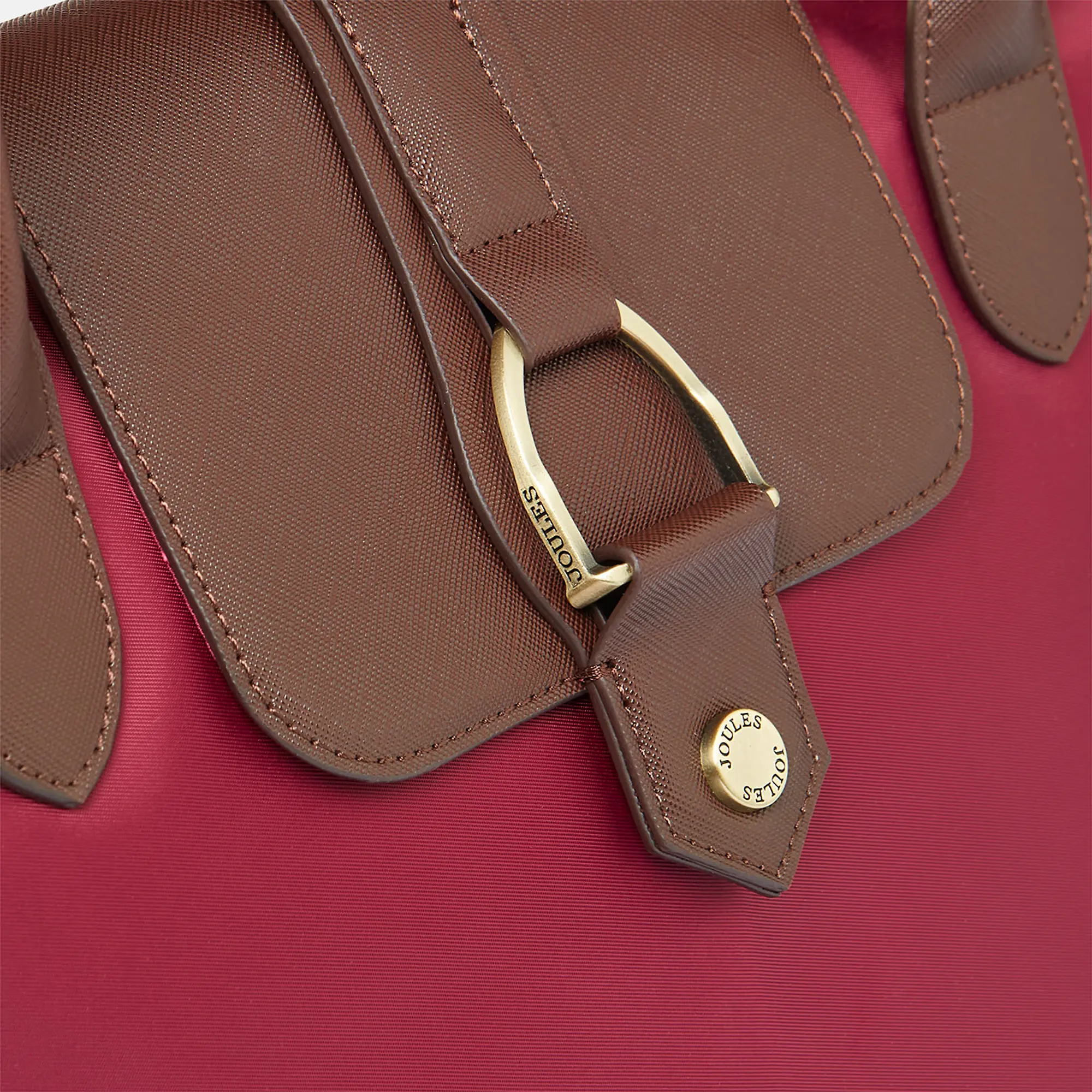 Product image 7 of 7 of Joules Women's Edie Tote Bag - Berry Red