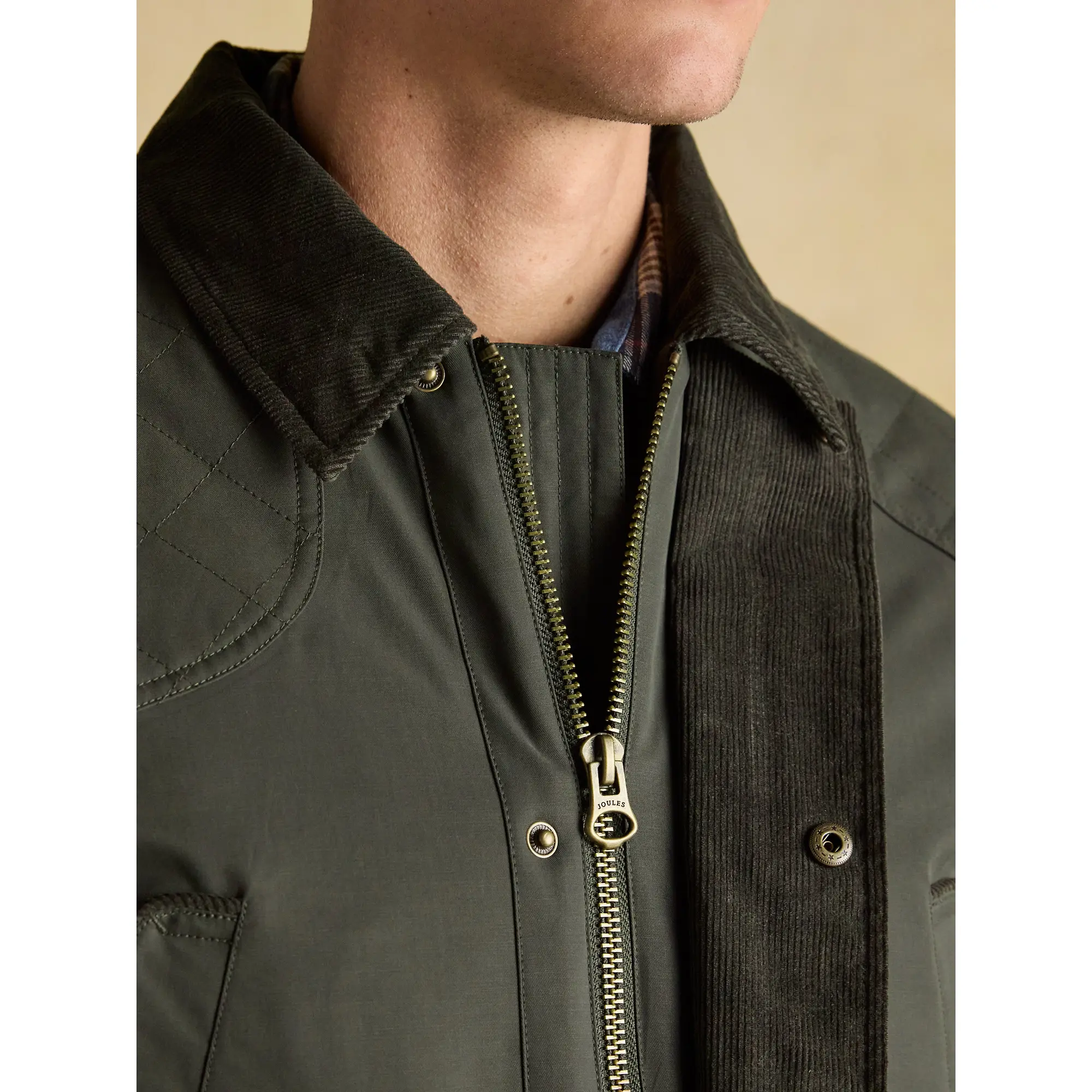 Product image 5 of 13 of Joules Men's Farleigh Waterproof Midweight Country Coat - Green