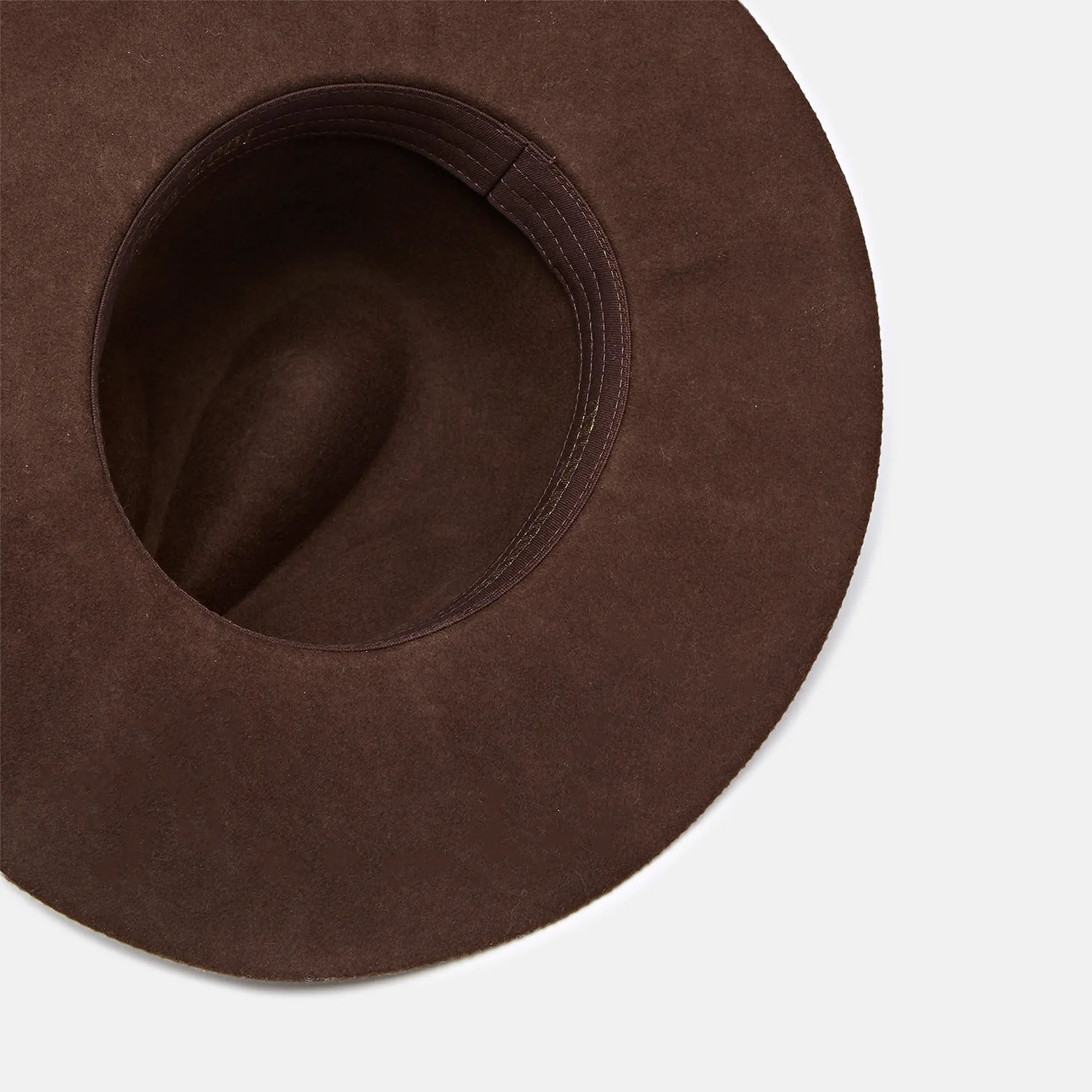 Product image 4 of 4 of Joules Women's Grove Wool Fedora Hat - Chocolate Brown