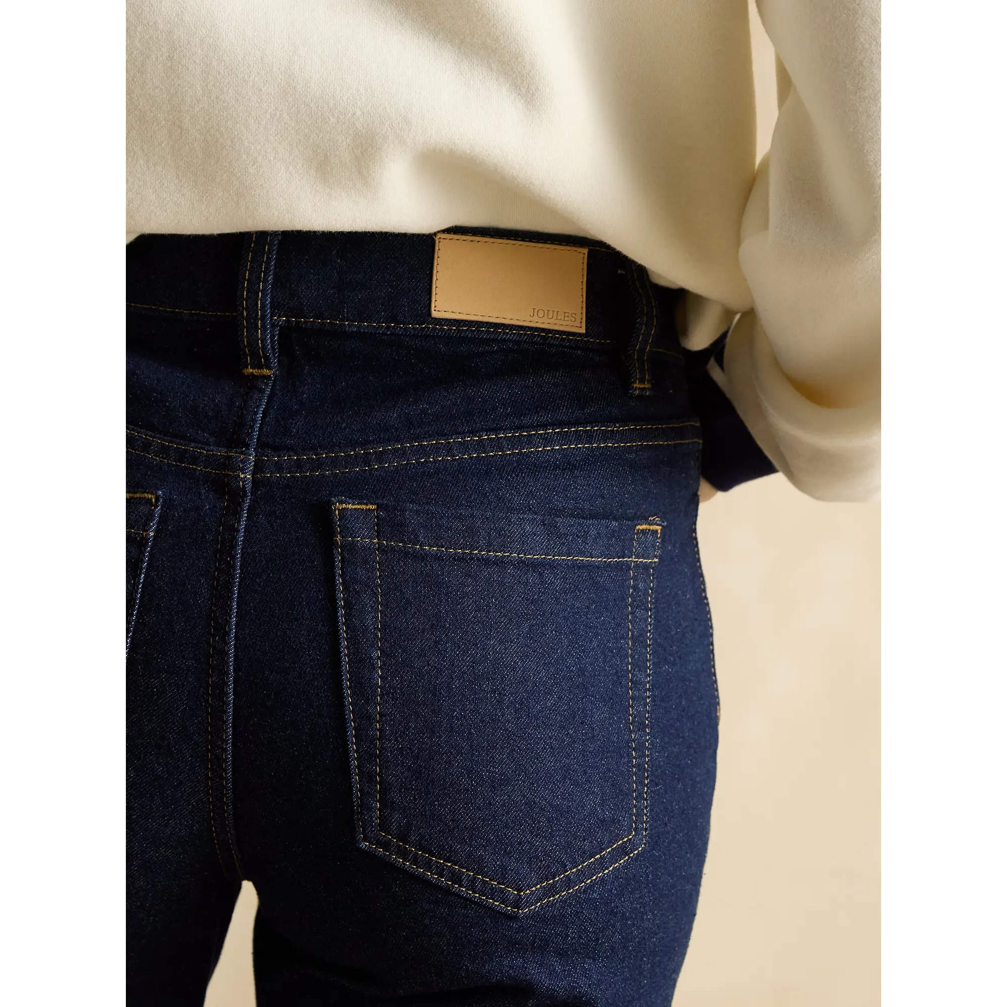 Product image 5 of 9 of Joules Women's Slim Straight Mid Rise Jeans - Rinse Wash