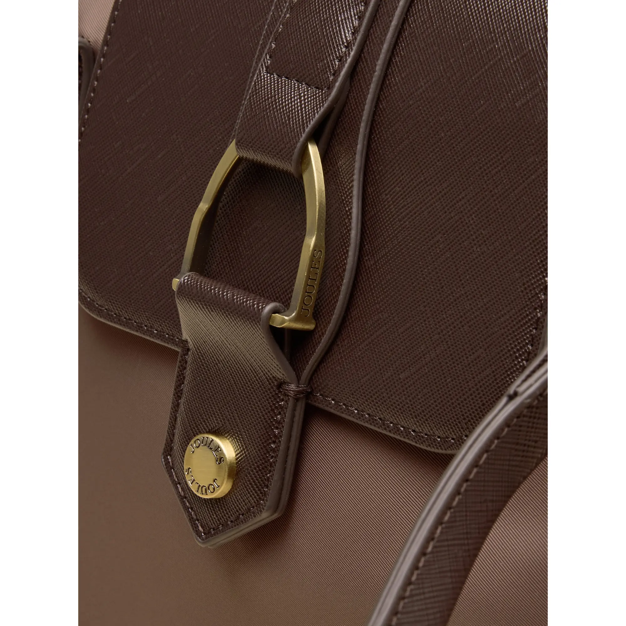 Product image 3 of 5 of Joules Women's Edie Zip Top Shopper Bag - Mocha Brown