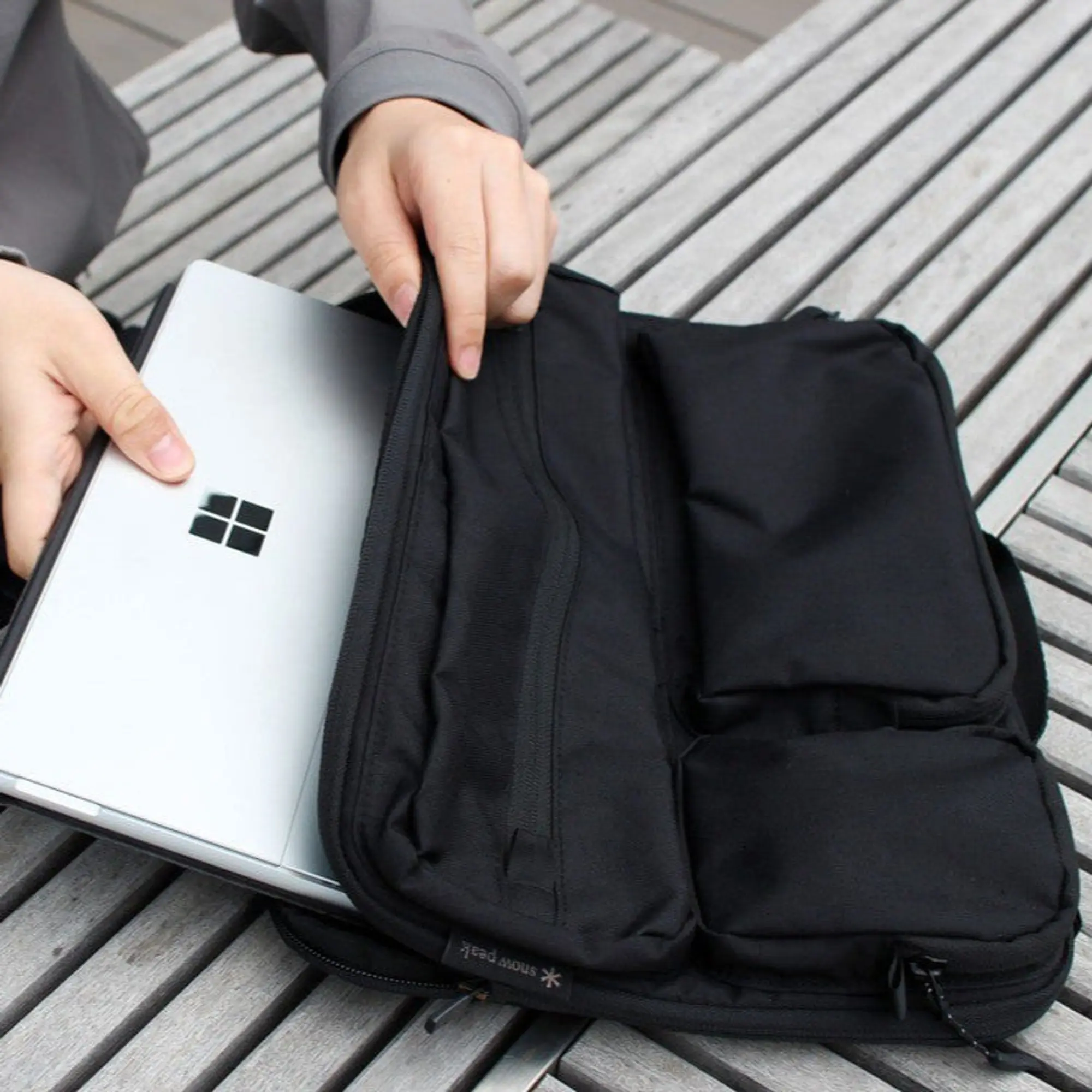 Product image 4 of 7 of Snow Peak Everyday Use Laptop Case - Black