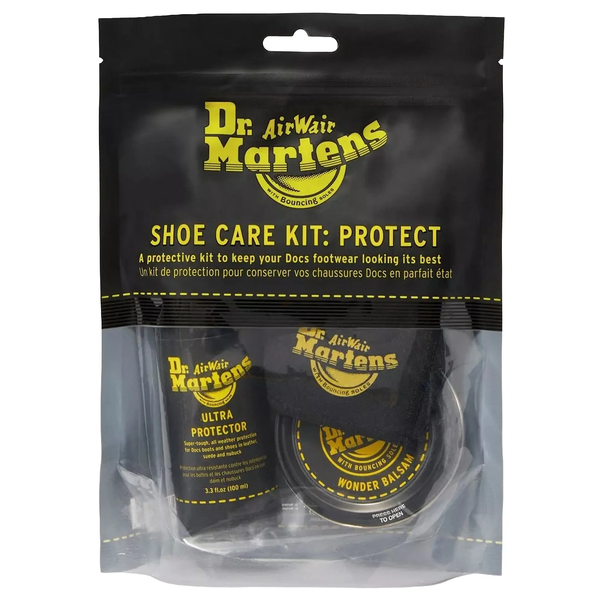 Product image 1 of 2 of Dr. Martens Protect Shoe Care Kit - Black