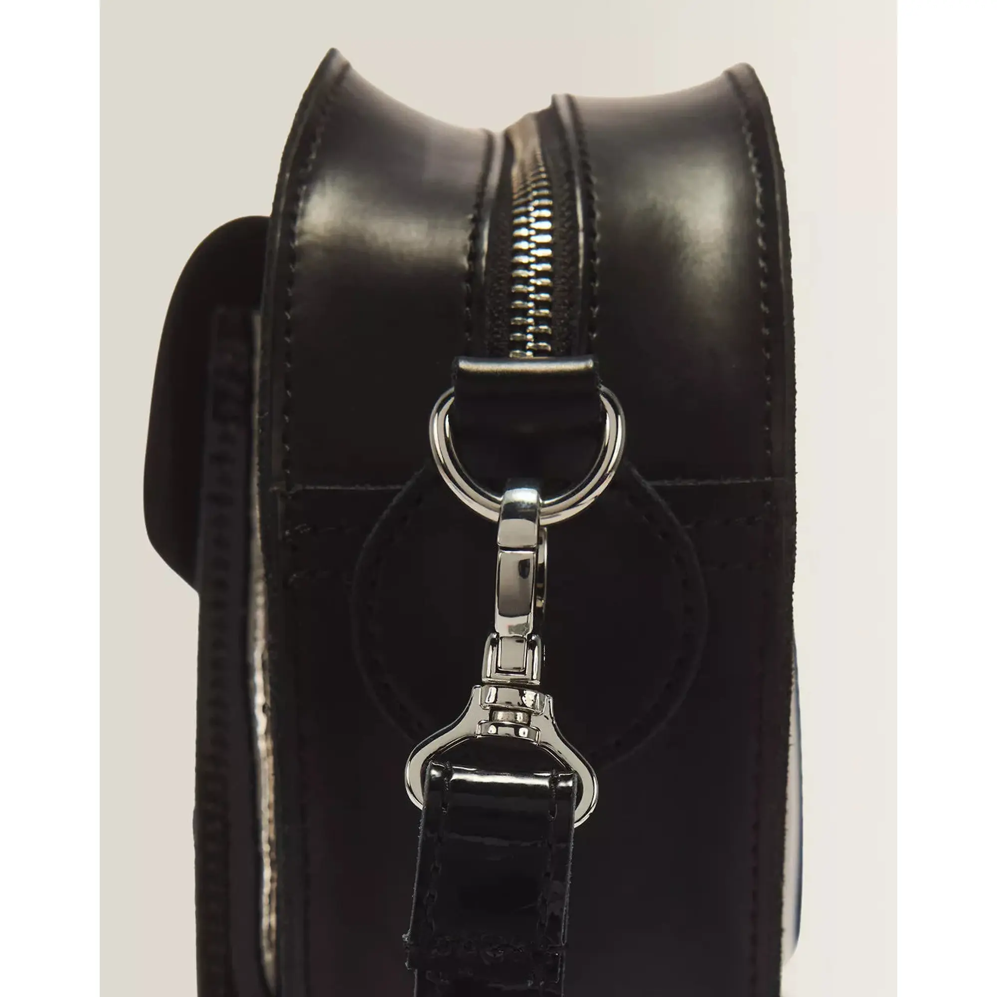 Product image 3 of 9 of Dr. Martens Women's Kiev Leather Heart Shaped Bag - Black